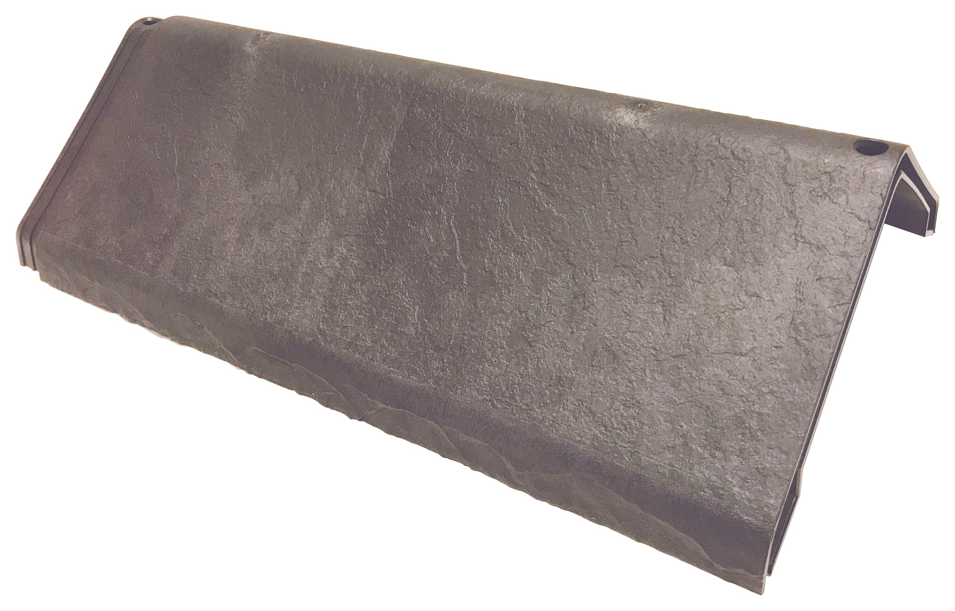 Image of Envirotile Plastic Lightweight Dark Brown Main Ridge Cap - 425 x 245 x 6mm