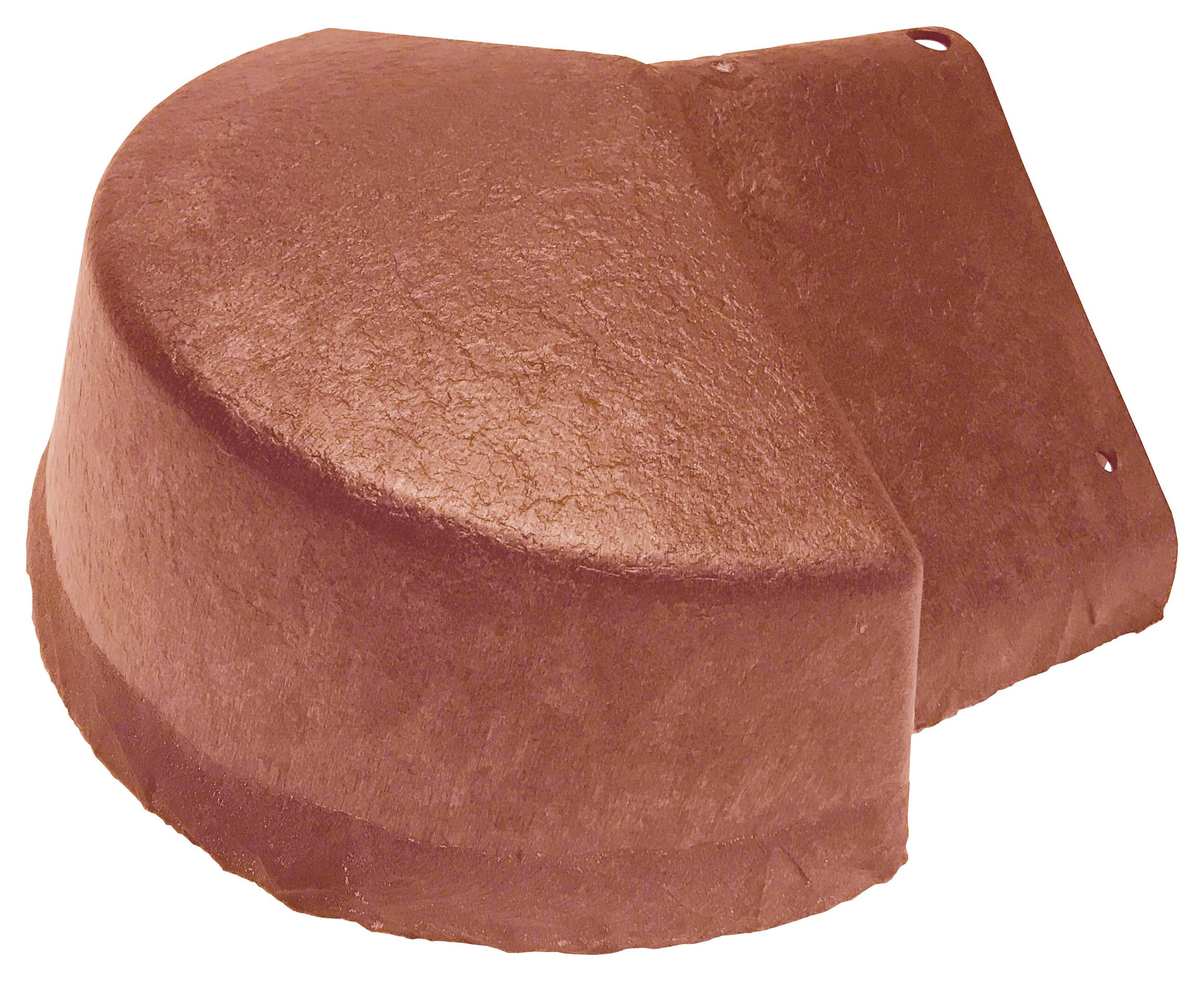 Image of Envirotile Plastic Lightweight Terracotta Ridge to Apex Cover - 252 x 292 x 6mm