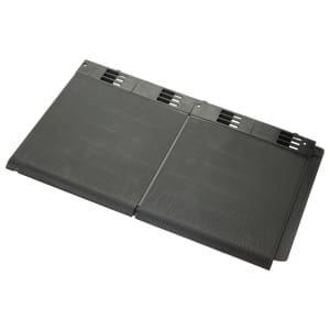 Envirotile Anthracite Double Plastic Tile - 365 x 630 x 12mm, Pack of 10
