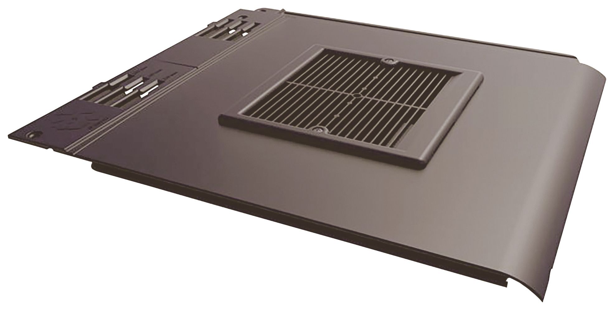 Envirotile Plastic Lowline Dark Brown Tile Vent - 365 x 325 x 12mm