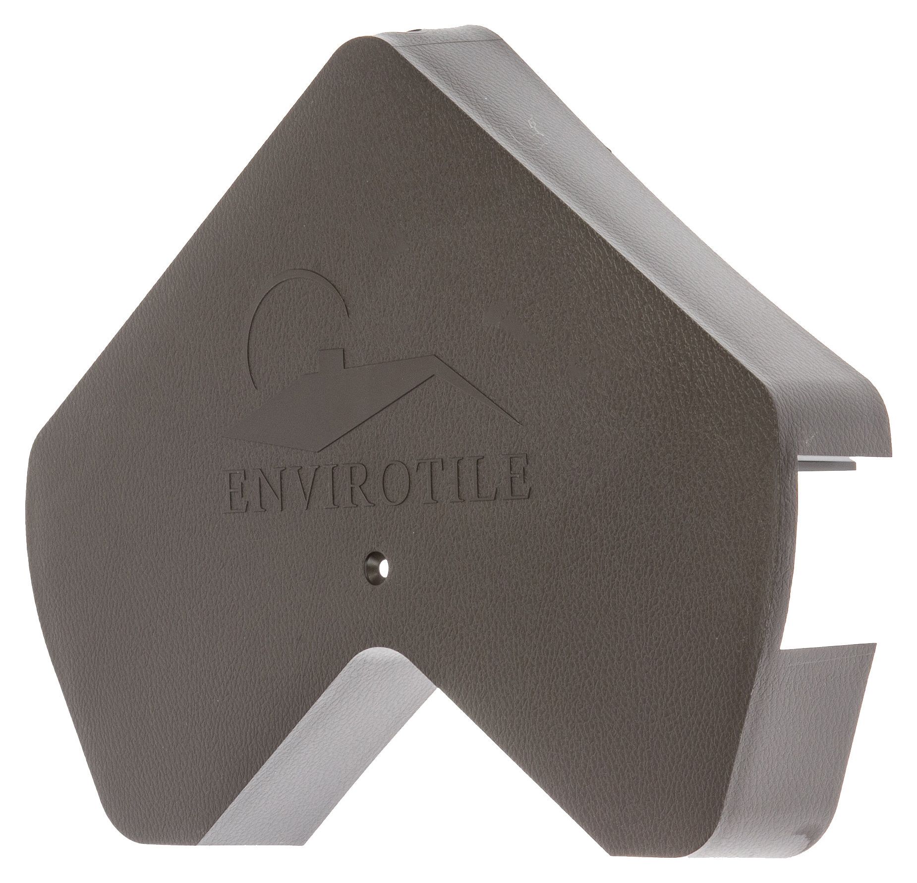 Envirotile Dark Brown Gable End Cap - 30