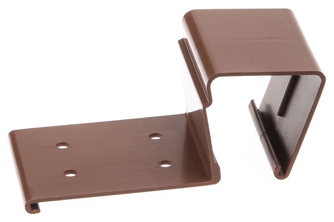 Image of Envirotile Dry Verge Bracket - Terracotta