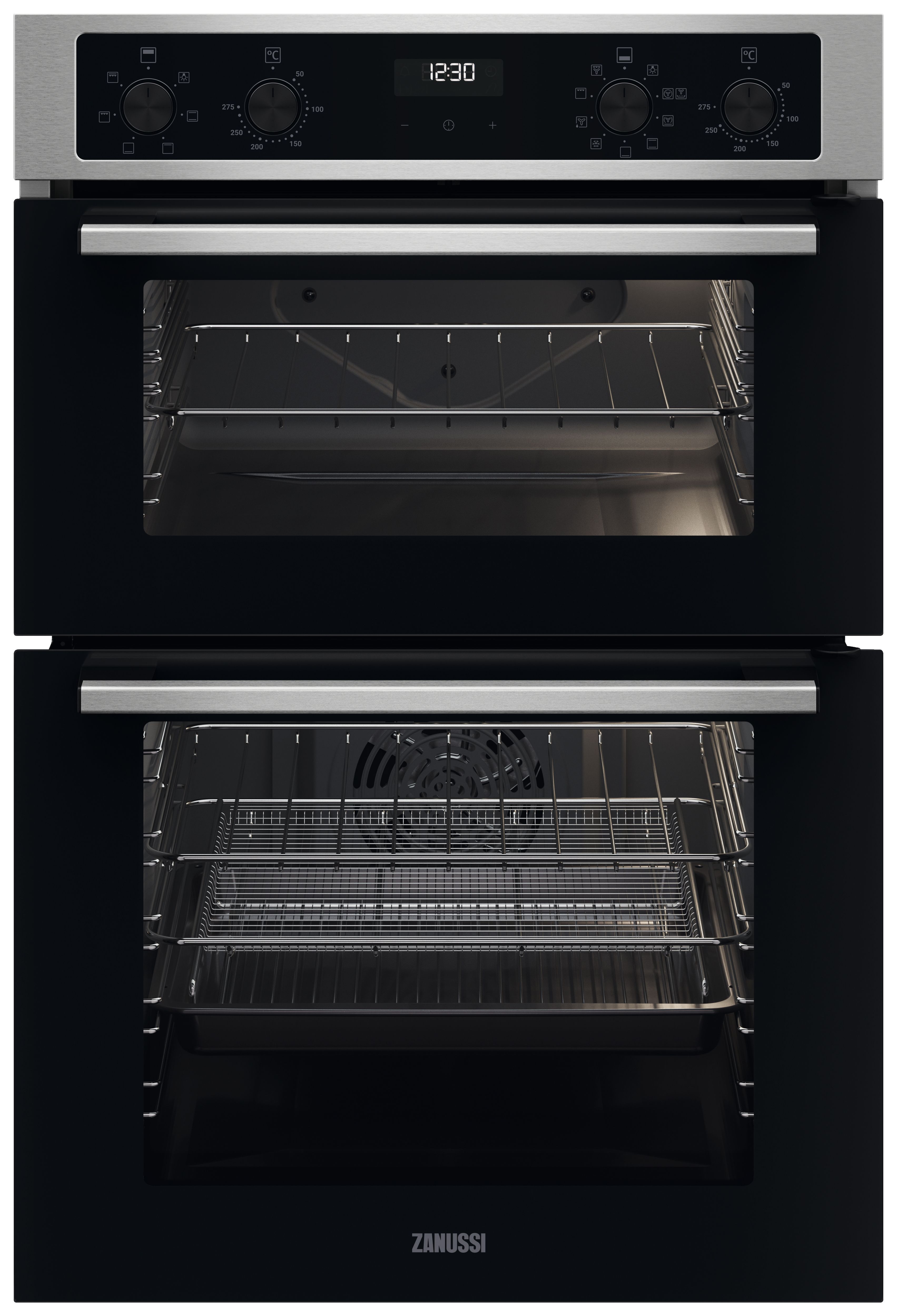 Image of Zanussi ZKCNA7XN Built-In AirFry Double Oven - Stainless Steel