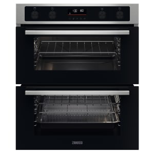 Zanussi ZPCNA4X1 Built-Under Double Oven - Stainless Steel
