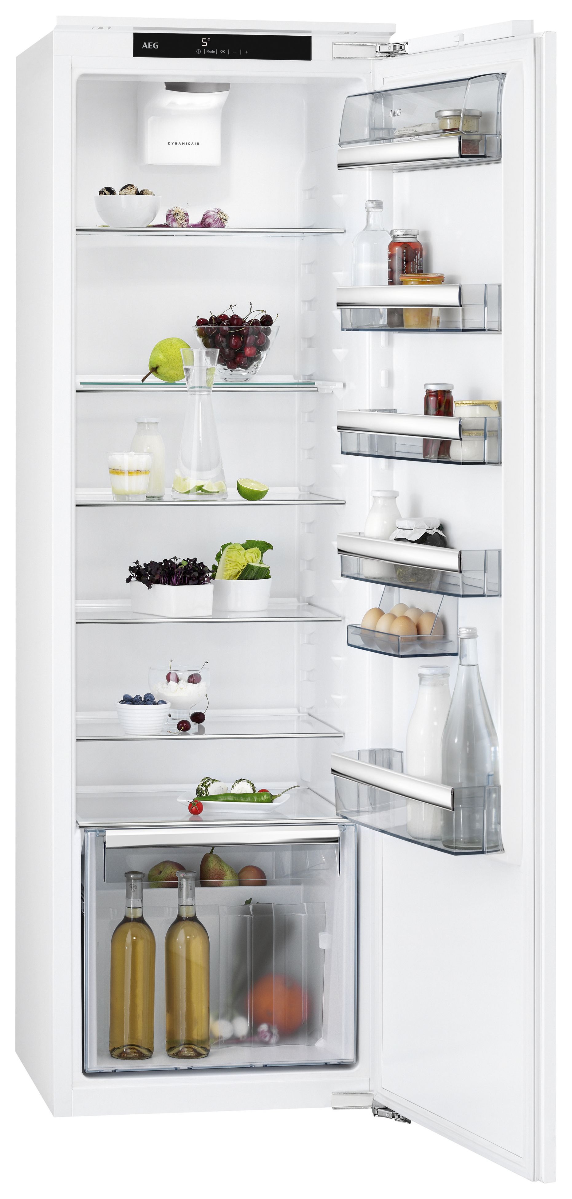 AEG SKE818E1DC Tall Integrated Fridge - White