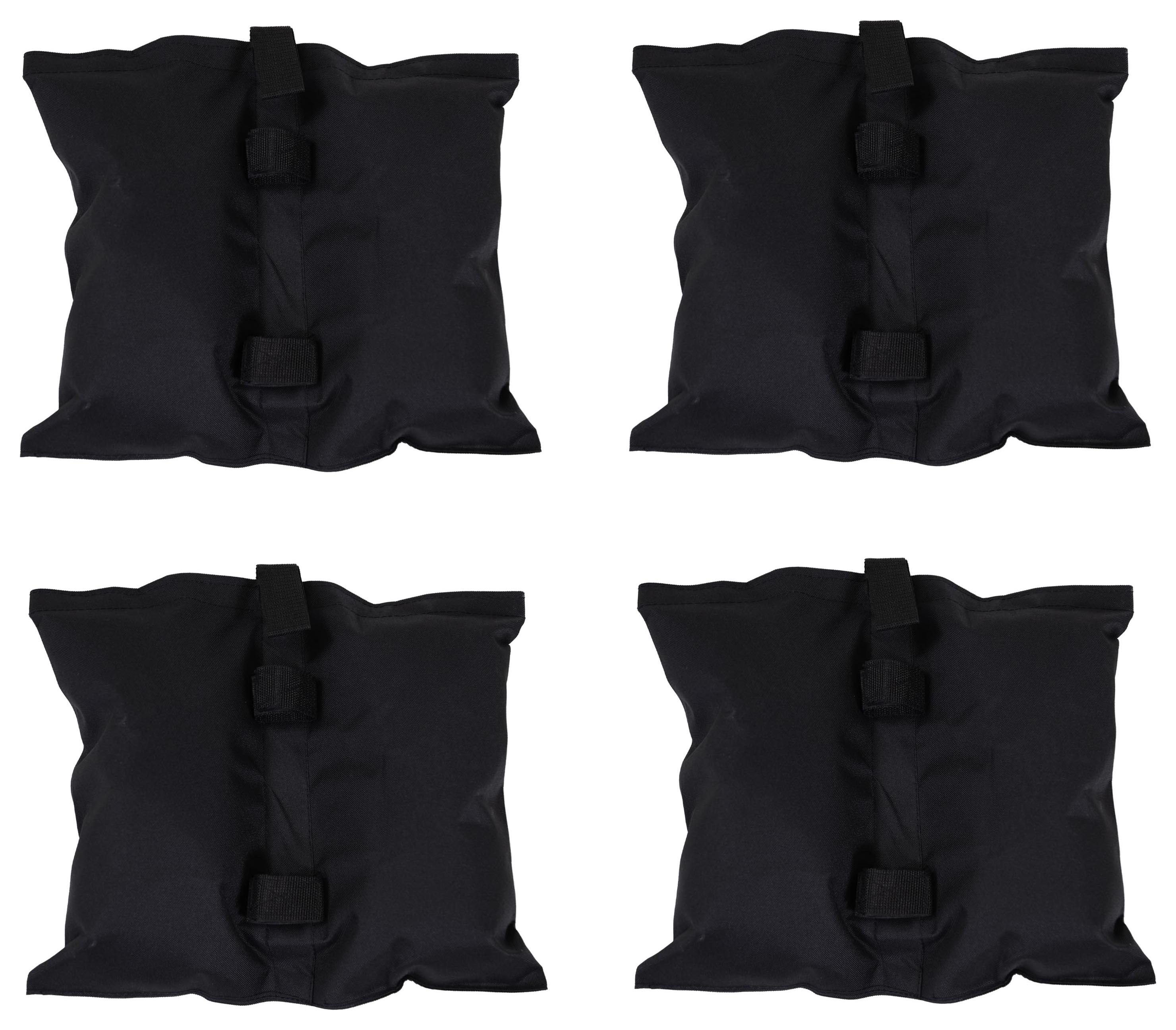 Charles Bentley 4 Piece Gazebo Leg Weight Bags - Black