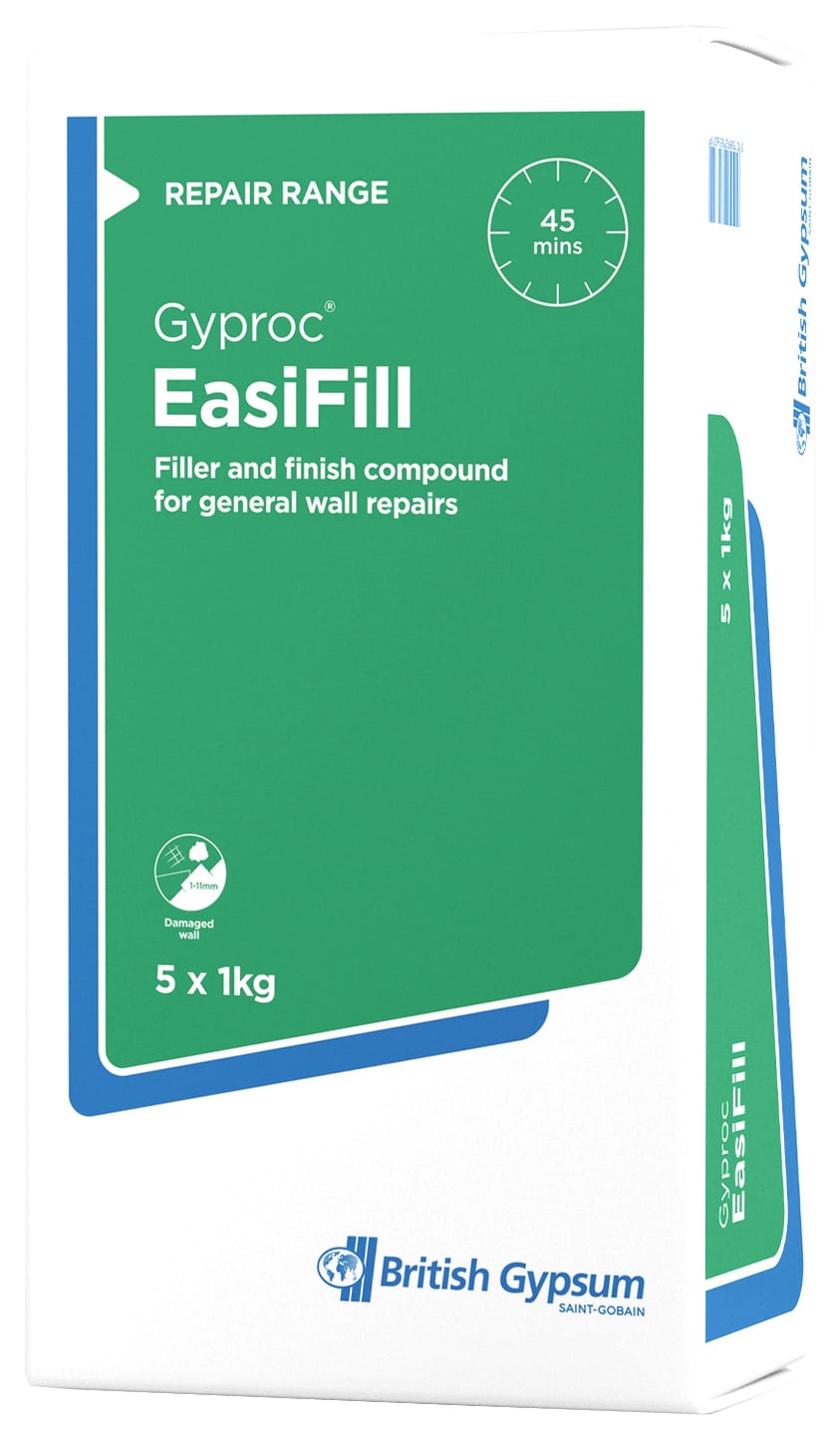 Gyproc EasiFill Powder Filler 5 x 1kg