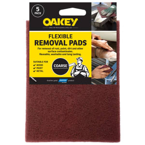 Oakey Flexible Removal Pads - Pack of 5