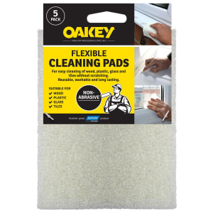 Oakey Flexible Cleaning Pads - Pack of 5