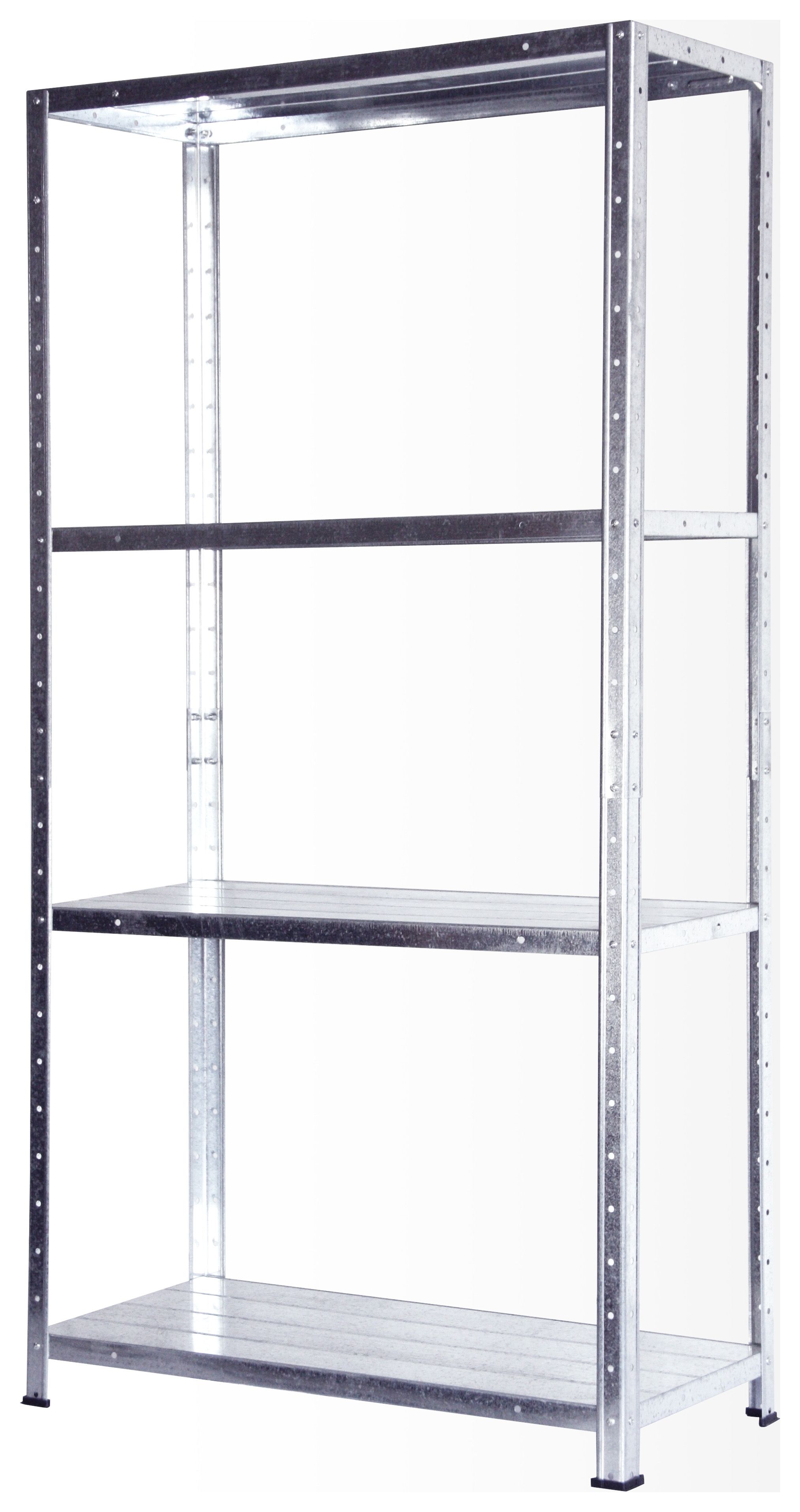 Image of Buffalo 4 Tier Galvanised Metal Shelf