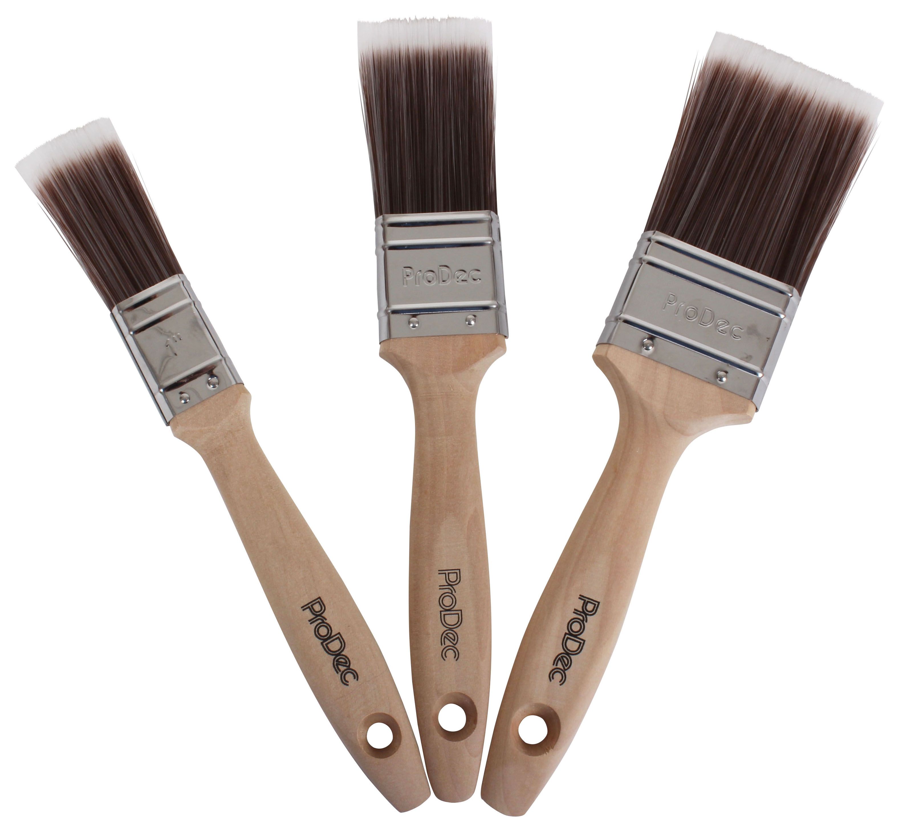 ProDec Premier Paint Brush Set - Pack of 3