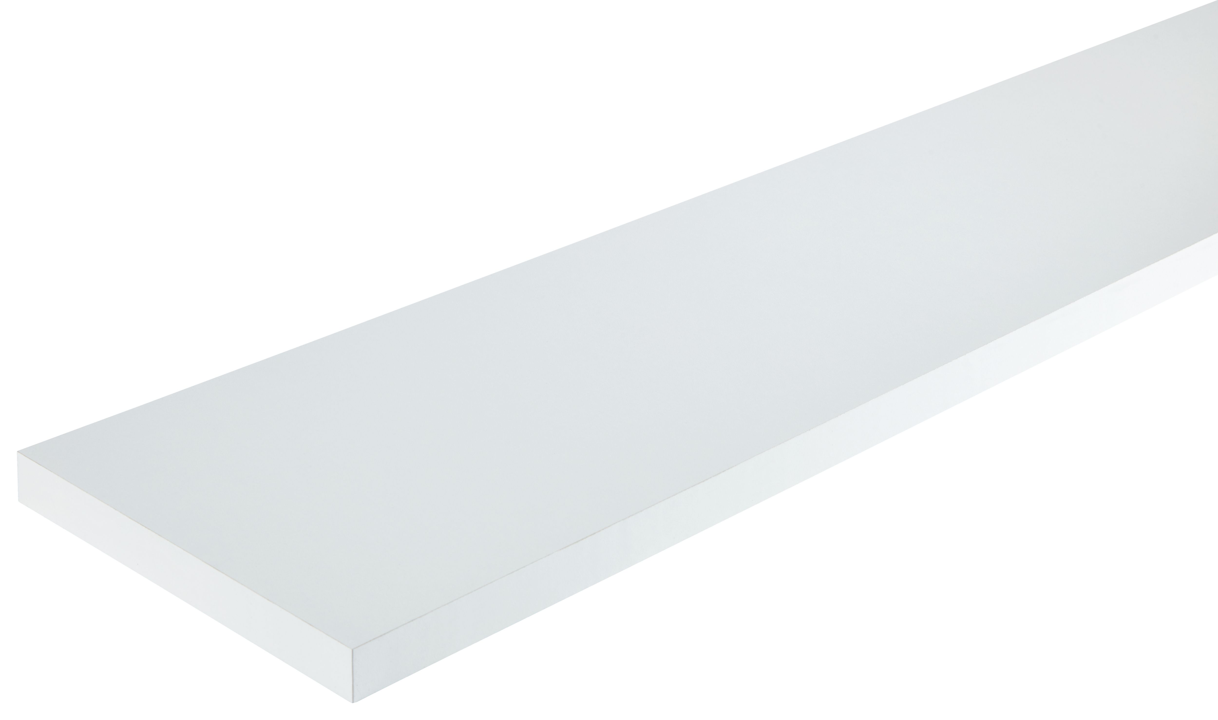 Wickes MFC White Shelf - 25mm Thick