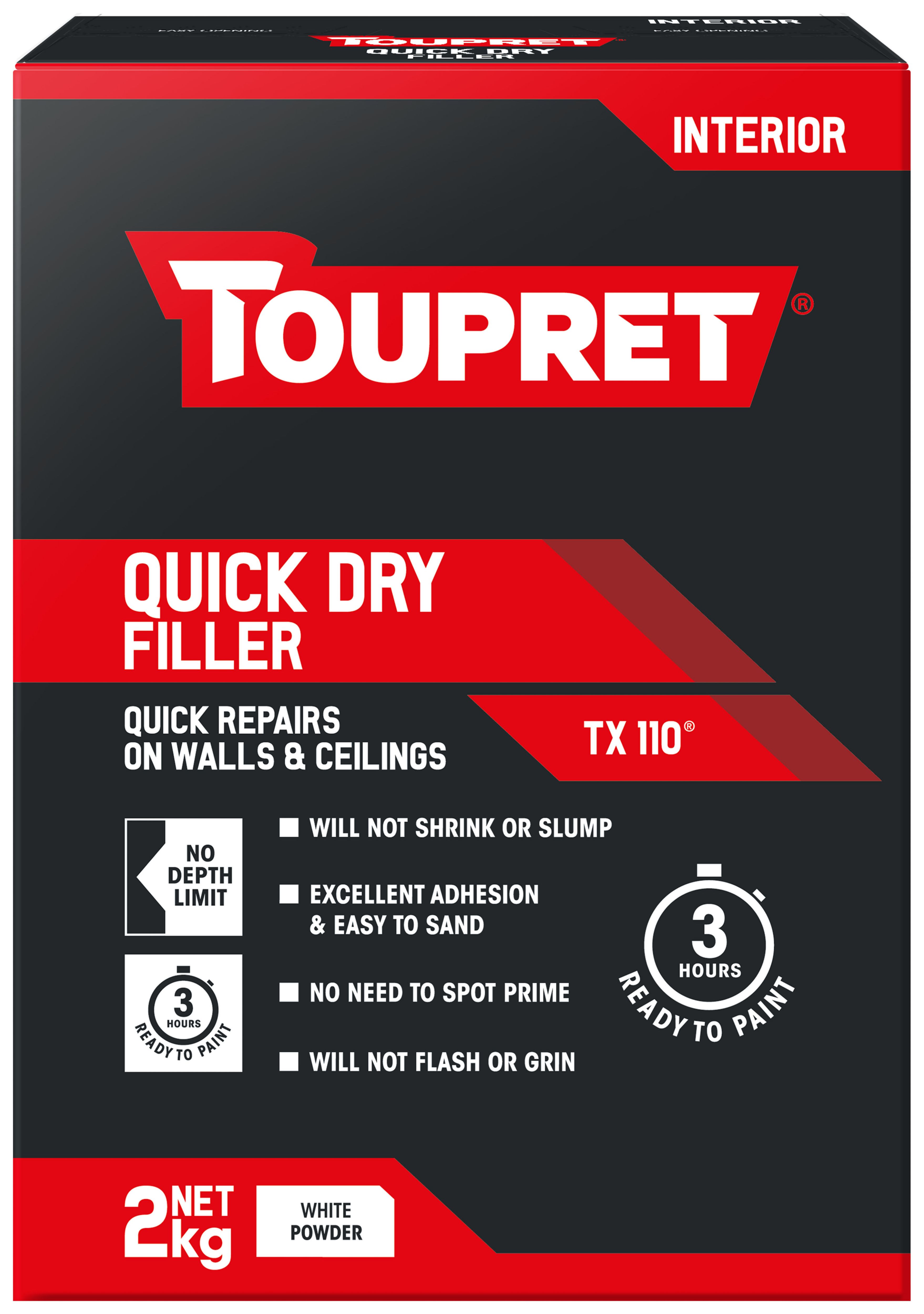 Image of Toupret Quick Dry Powder Filler - 2kg