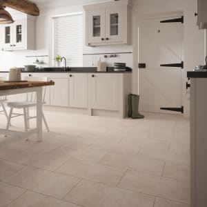 Wickes City Stone Beige Ceramic Wall and Floor Tile 600 x 300mm