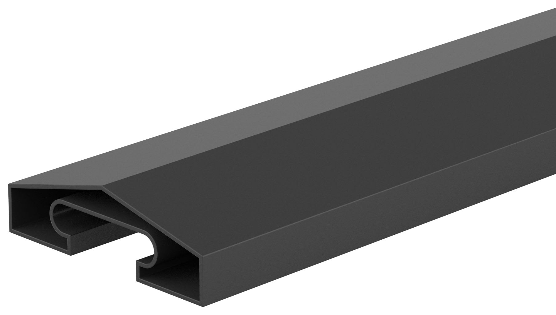 DuraPost Anthracite Grey Capping Rail - 1830mm