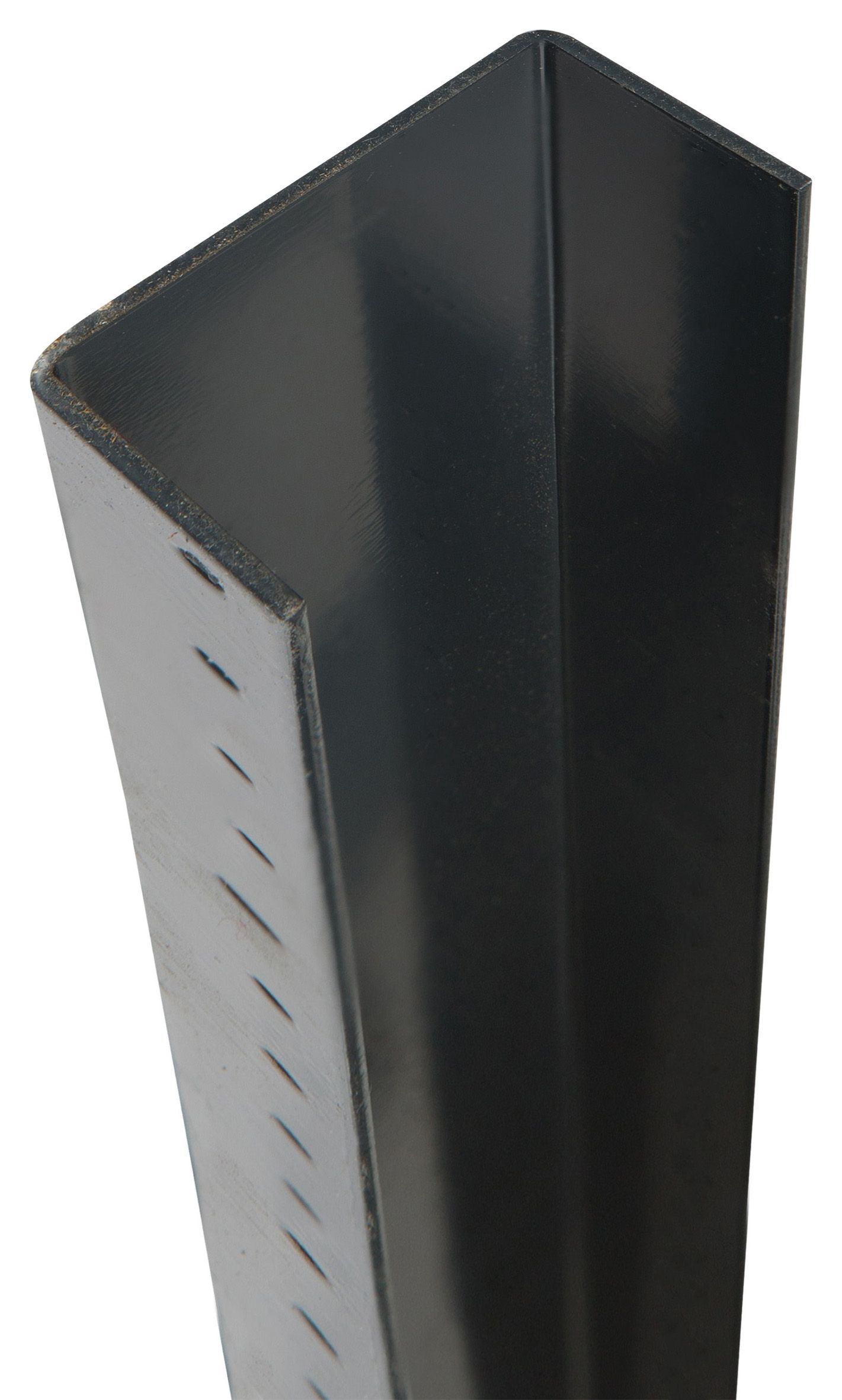 Image of DuraPost Steel Fence Post U Channel Anthracite Grey - 56mm x 30mm x 1.8m