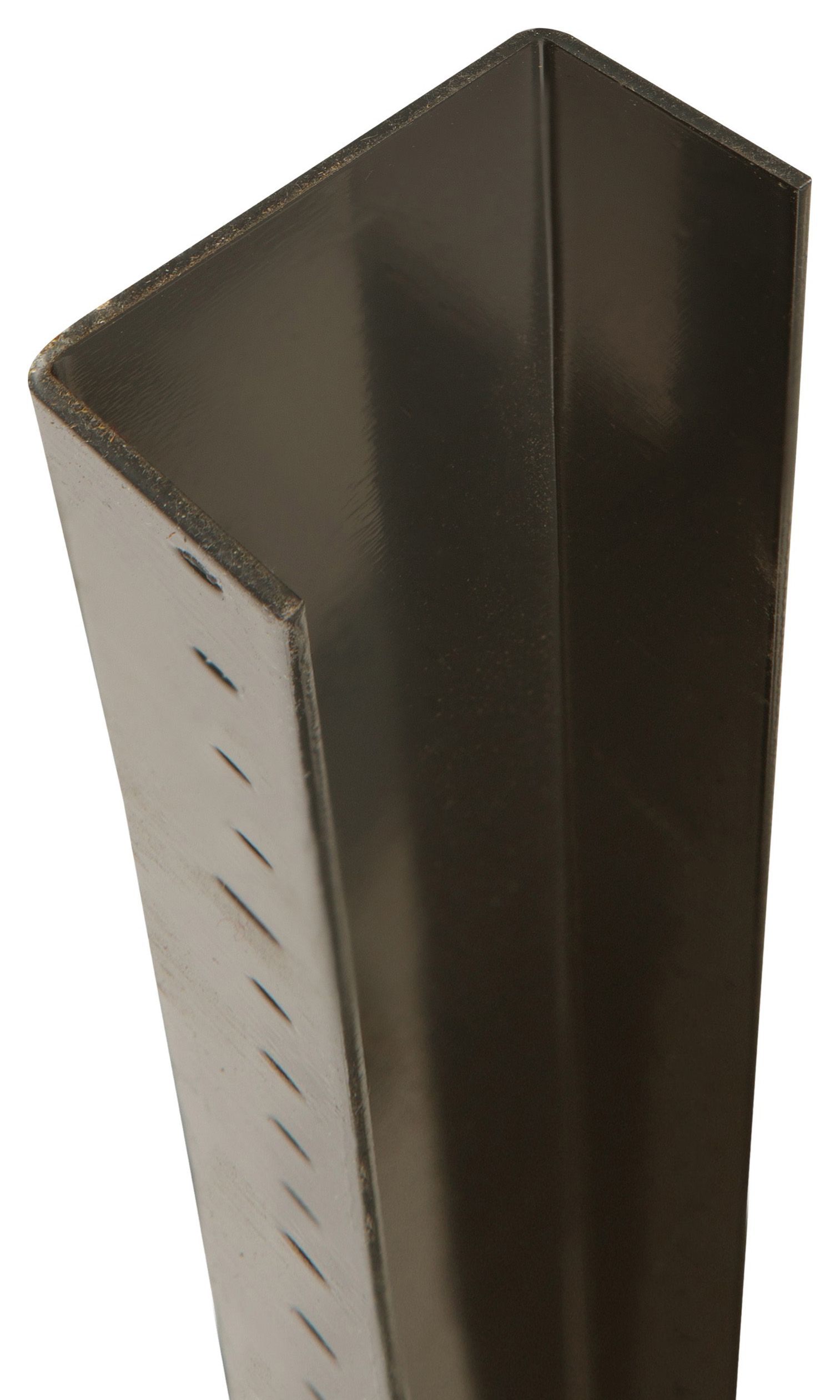 DuraPost Steel Fence Post U Channel Sepia Brown - 56mm x 30mm x 1.8m