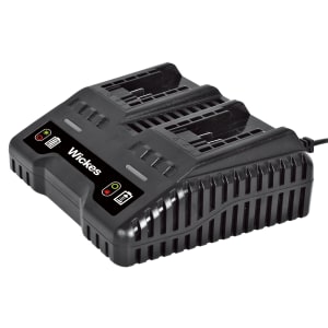 Wickes 60 Minute 18V Dual Port 1ForAall Battery Charger