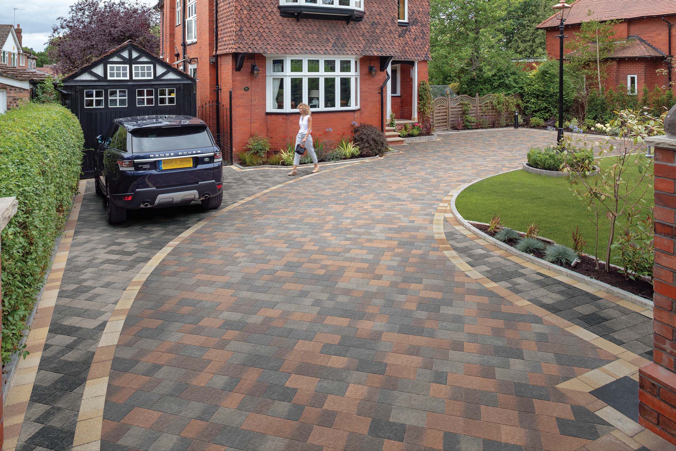 Image of Marshalls Drivesett Coppice Driveway Block Paving Pennant Blend - Sample