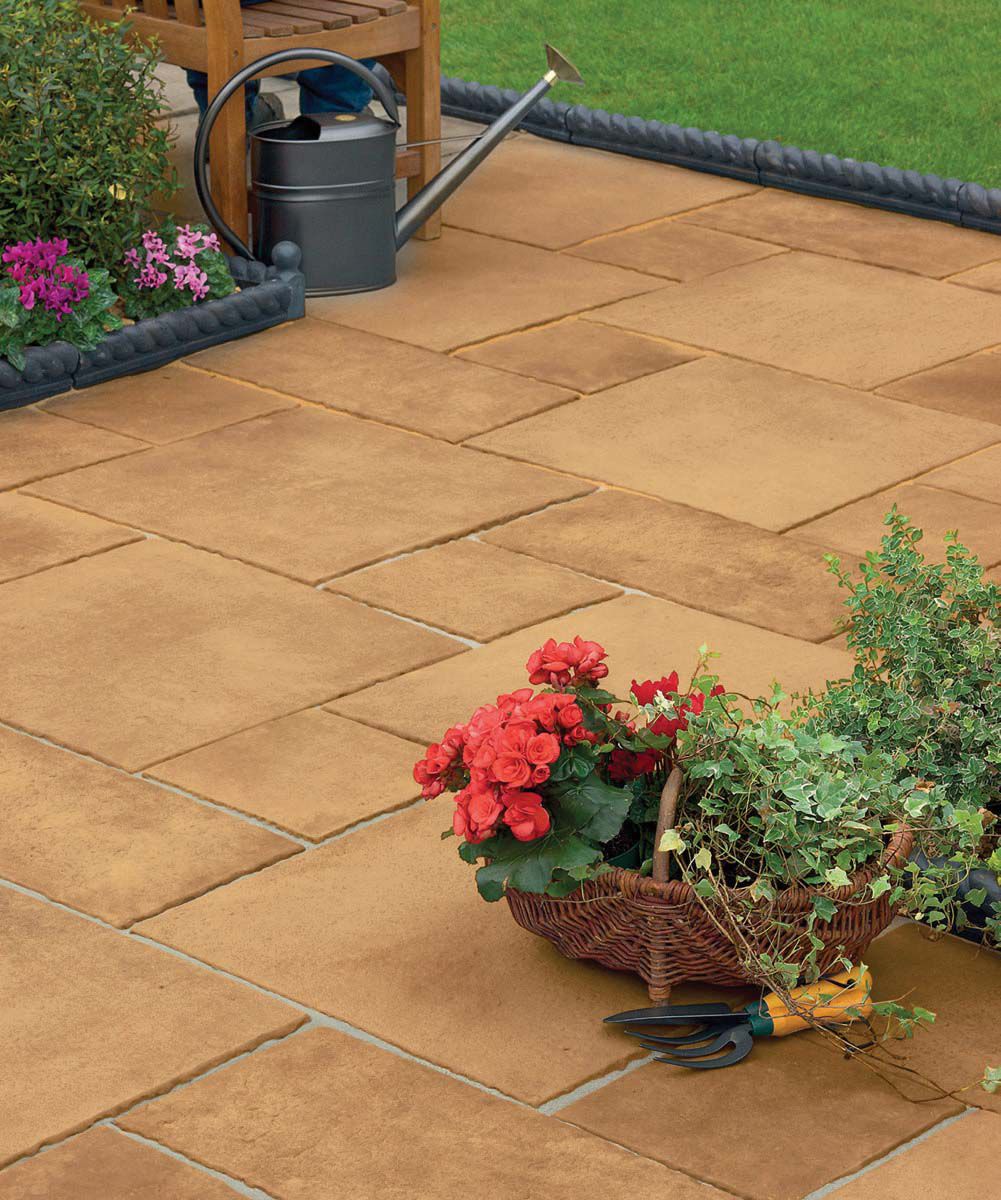 Image of Marshalls Firedstone Sunrise Paving Slab - Sample