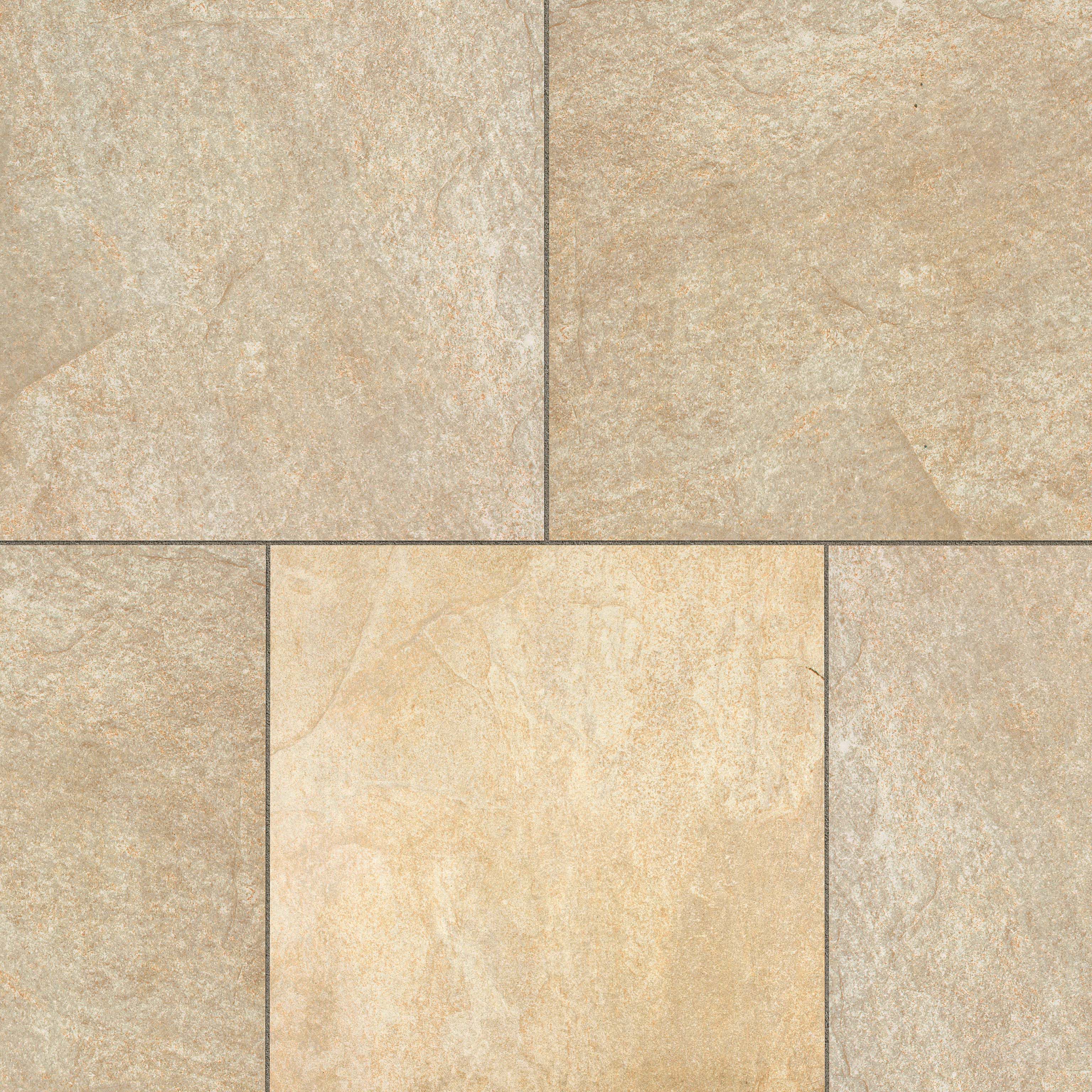 Image of Marshalls Symphony Smooth Buff Porcelain Paving Slab - Sample