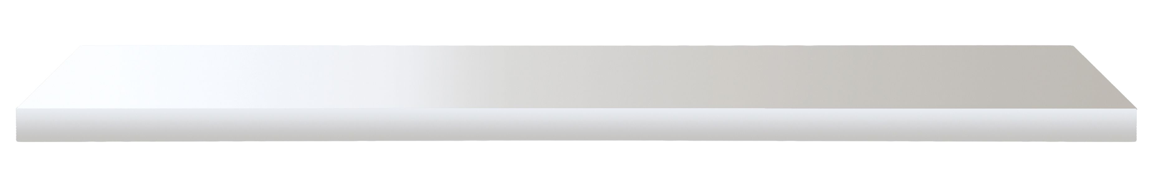 Image of Wickes Gloss White Radiator Shelf - 18 x 150 x 900mm