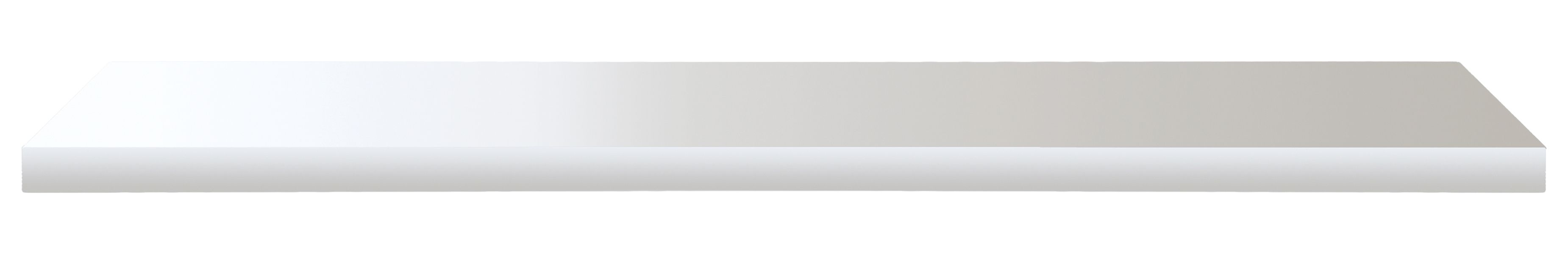 Wickes Gloss White Radiator Shelf - 18 x 150 x 900mm