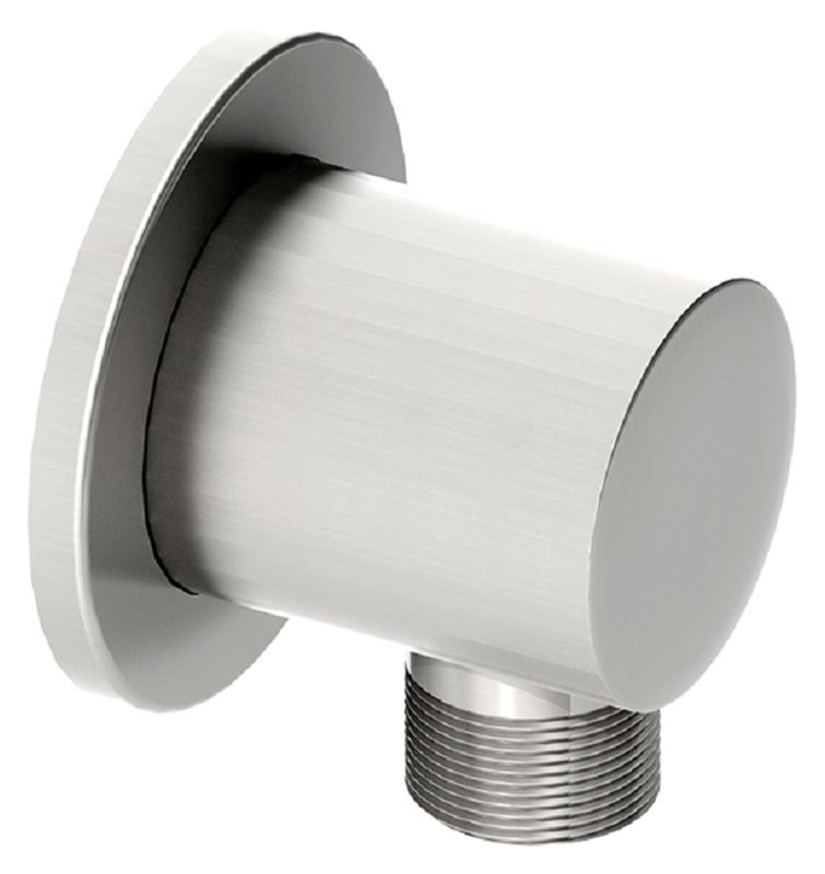 Wickes Round Shower Wall Outlet - Chrome