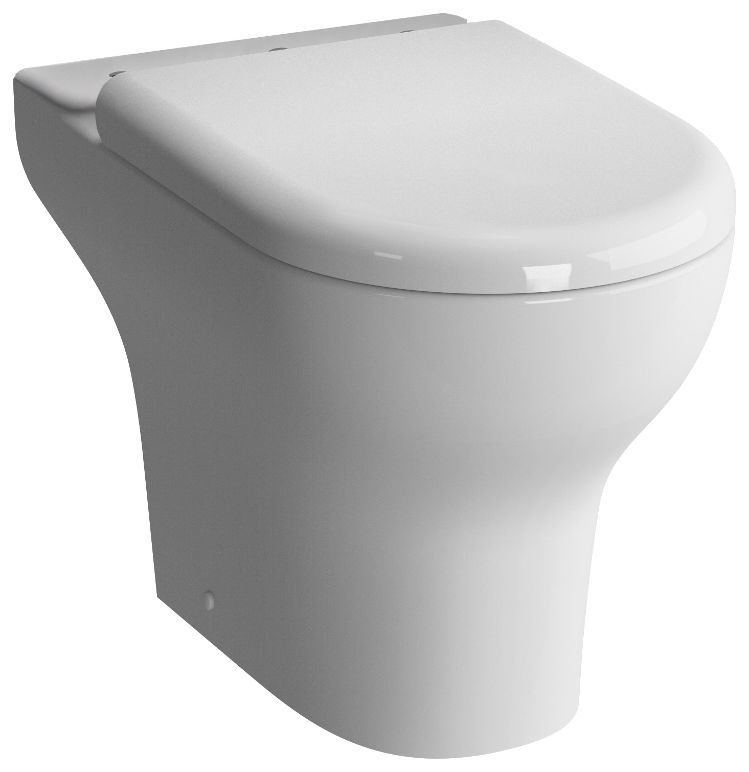 Image of Holkham Easy Clean Rimless Toilet Pan with Soft Close Seat - Box 1 of 2