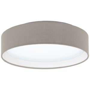 Image of Eglo Pasteri LED Taupe Ceiling Light - 11W