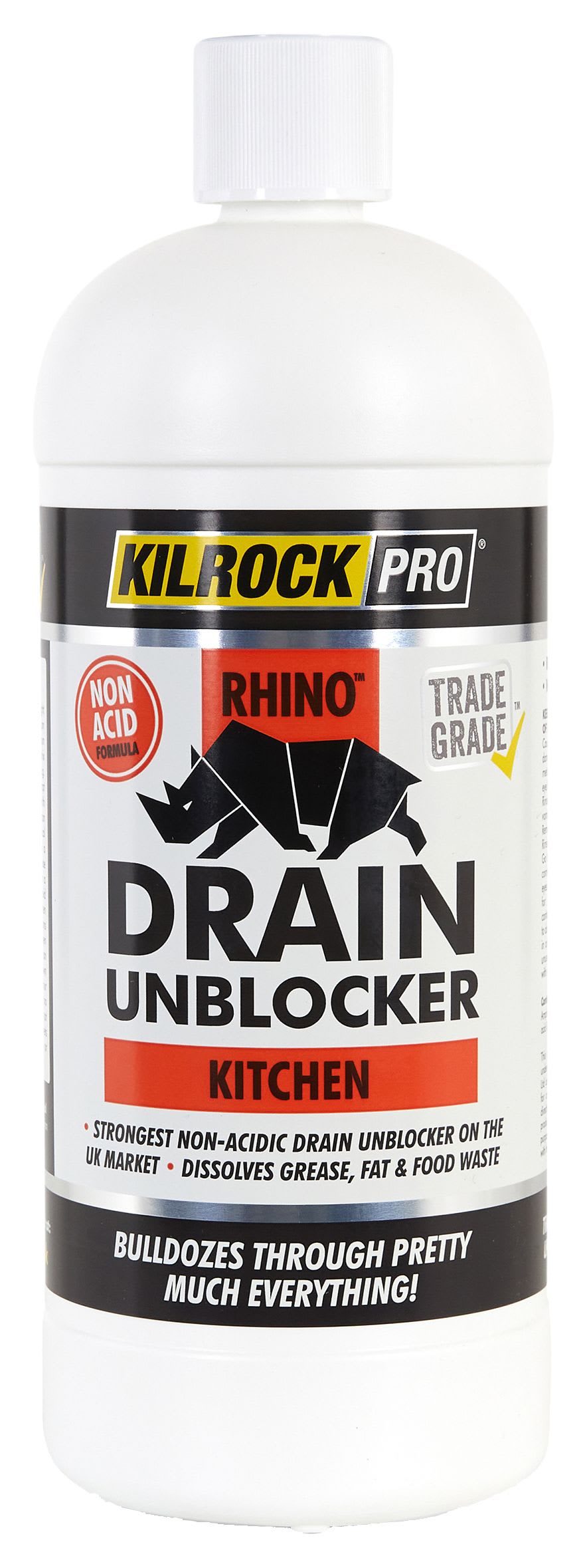 KilrockPRO Rhino Kitchen Drain Unblocker - 1L