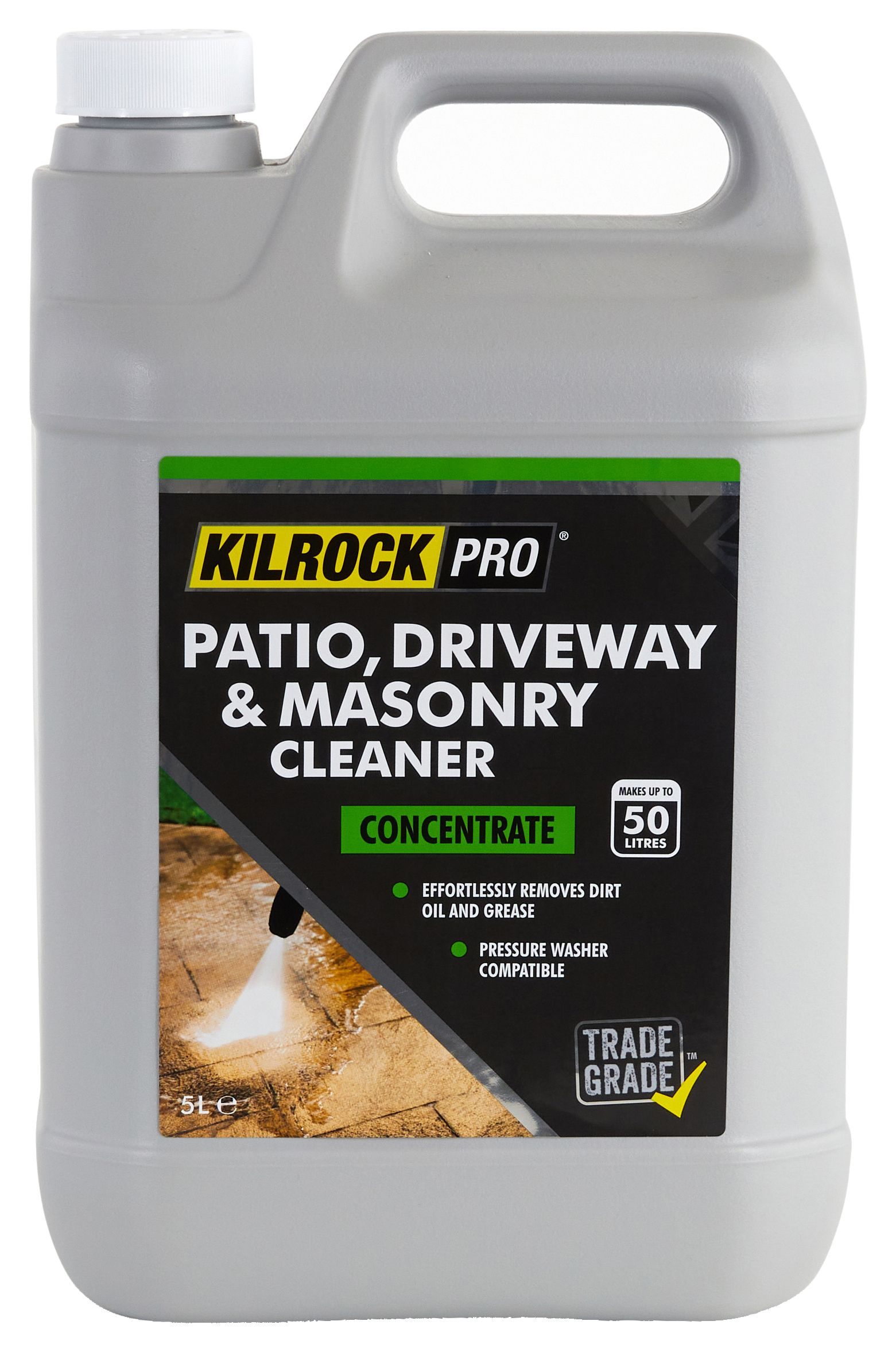 Image of KilrockPRO Patio, Driveway & Masonry Cleaner - 5L