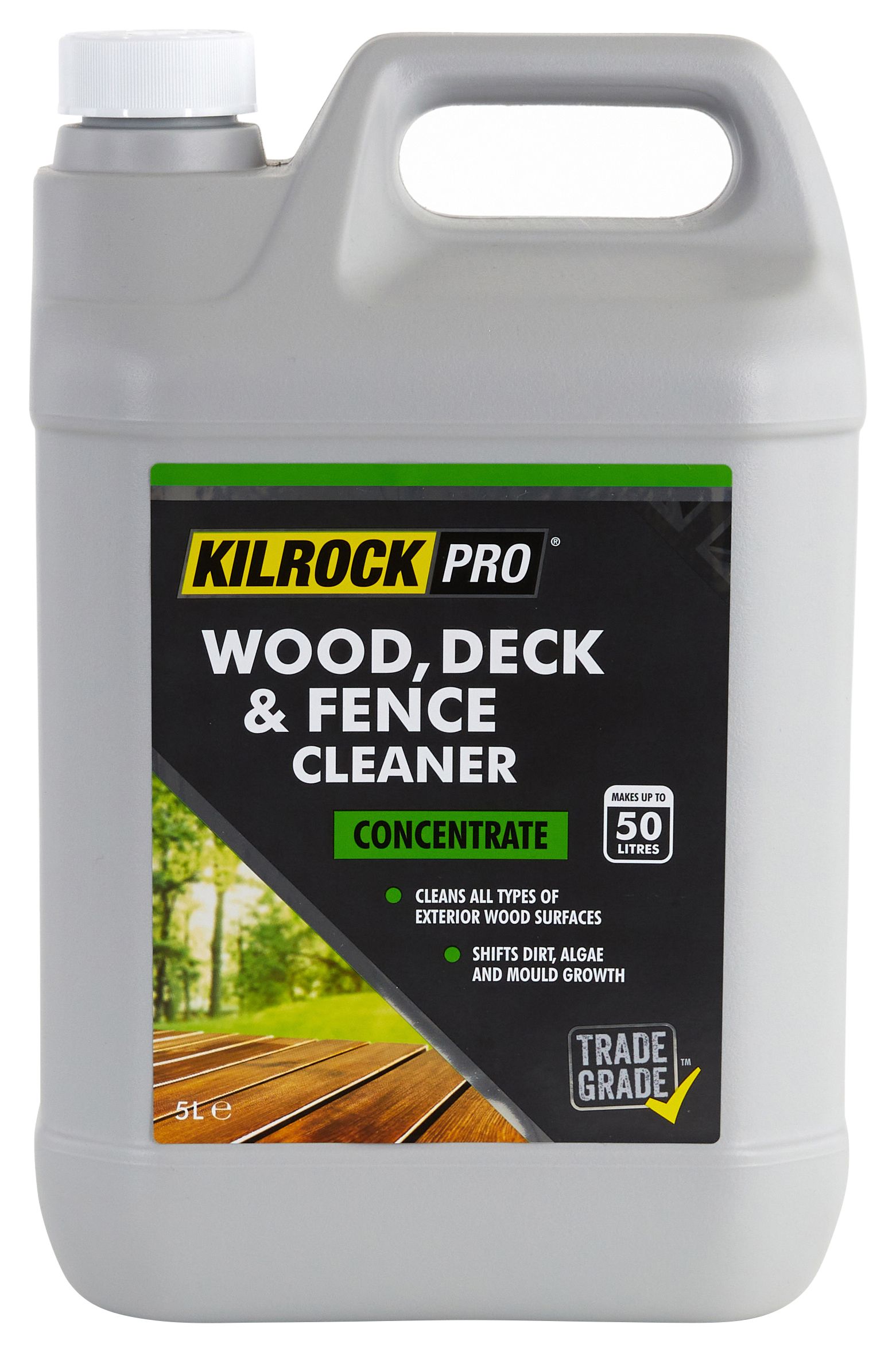Image of KilrockPRO Wood, Deck & Fence Cleaner - 5L