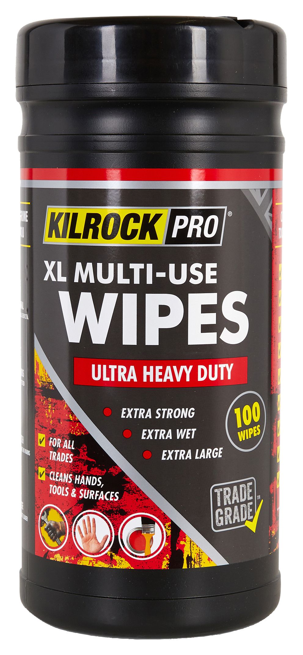 KilrockPRO XL Multi-Use Wipes - Pack of 100