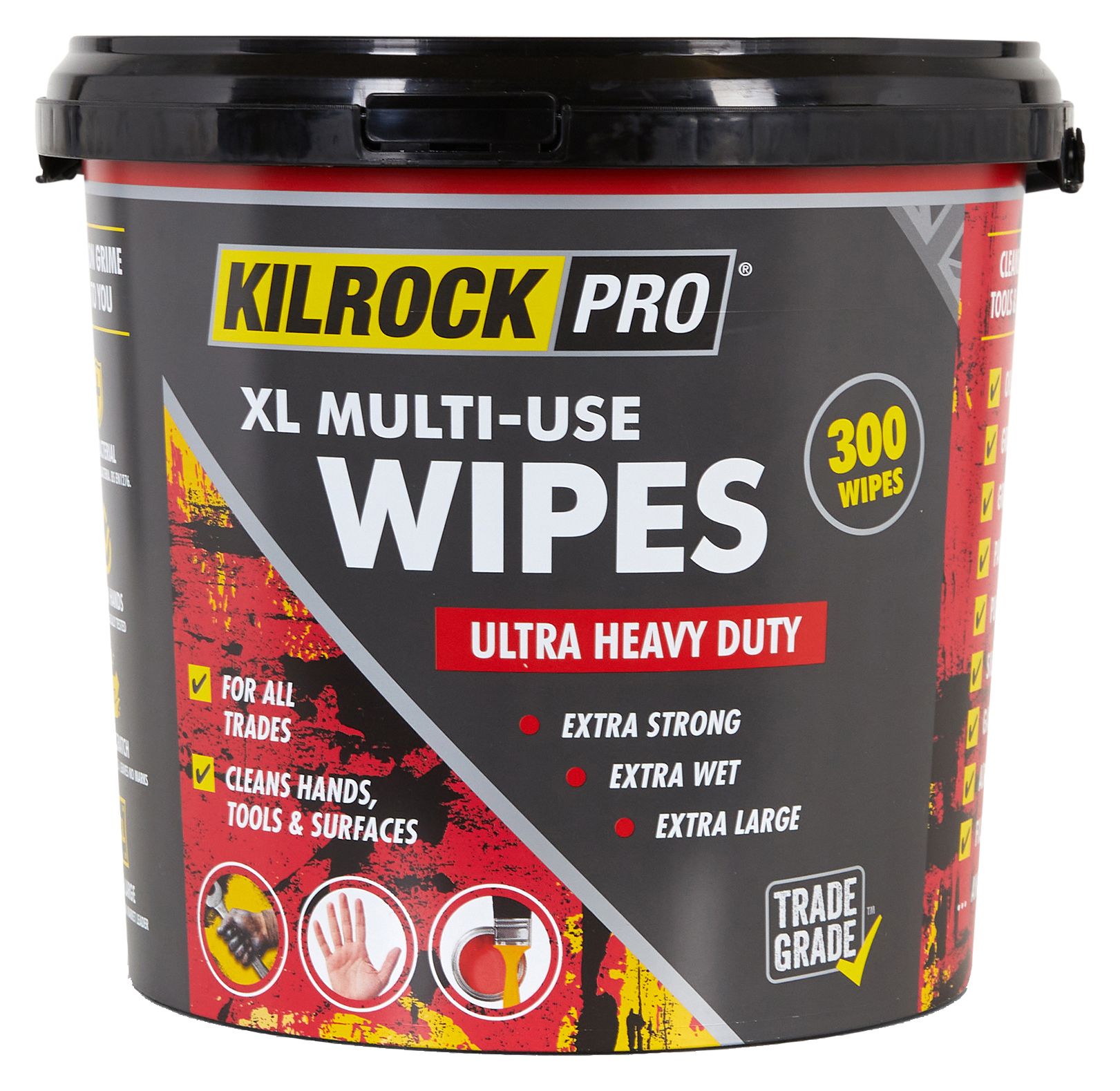 KilrockPRO XL Multi-Use Wipes - Pack of 300