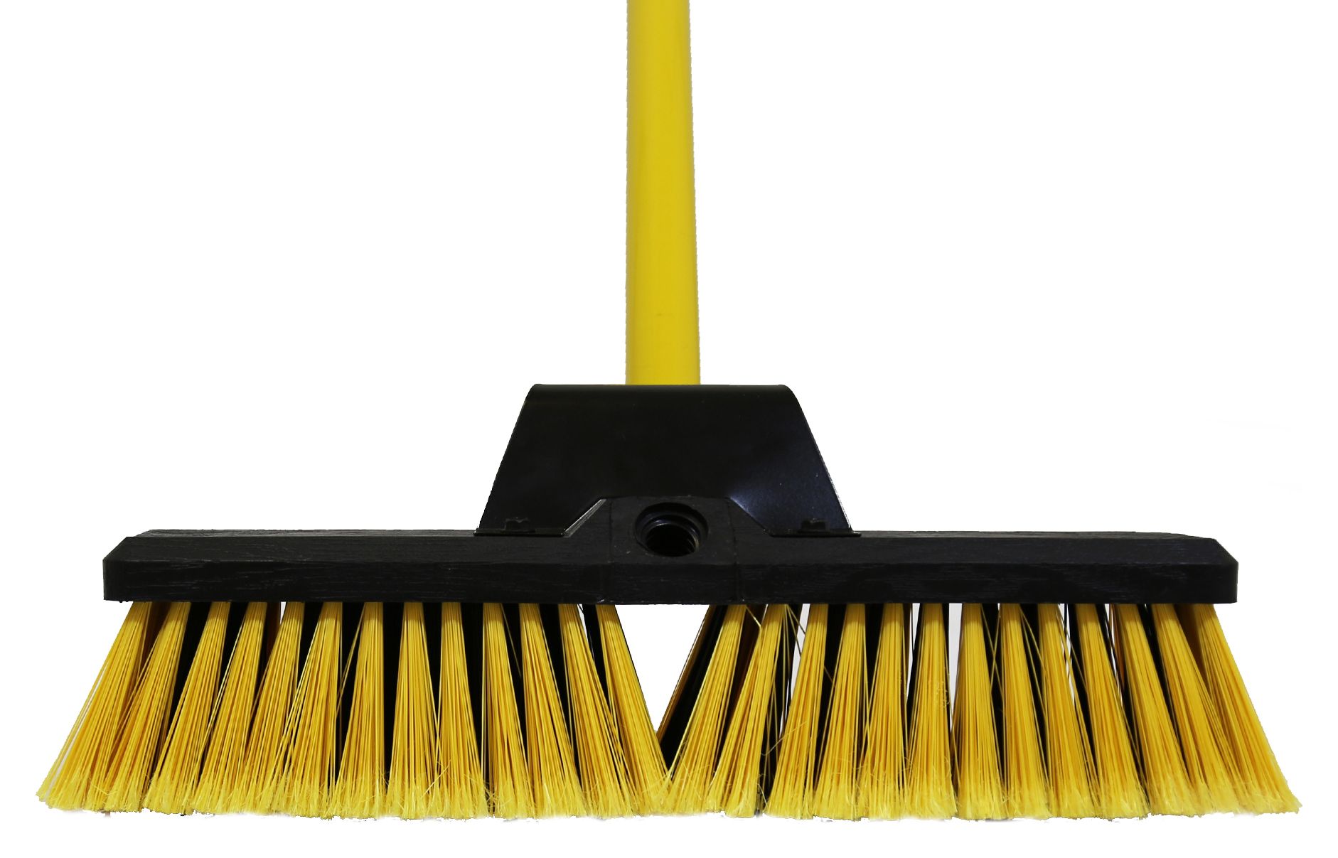 Bulldozer 14in Heavy Duty Broom with Cushion Grip Handle