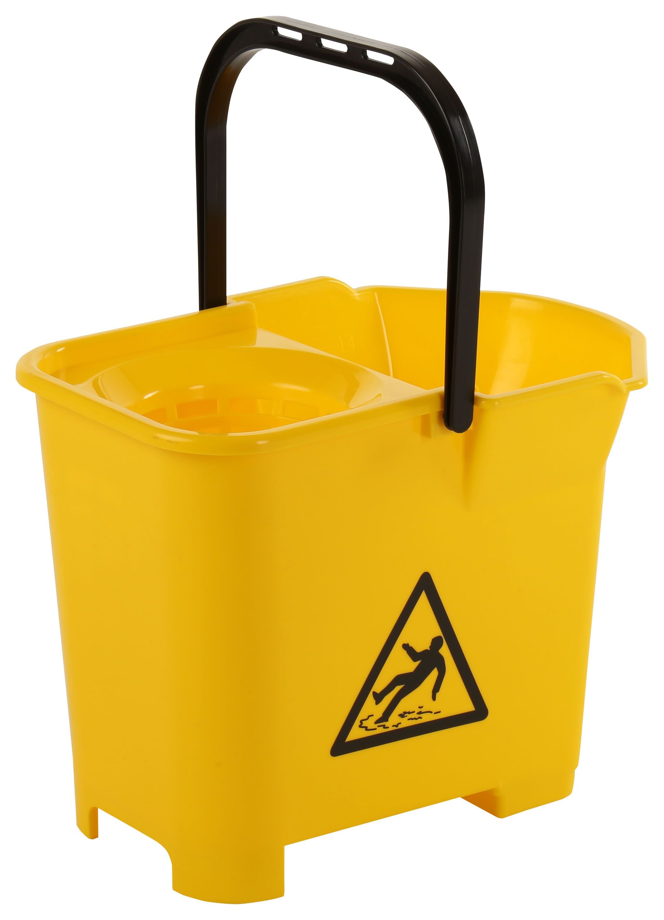 Bulldozer Bulldog Yellow Mop Bucket - 16L