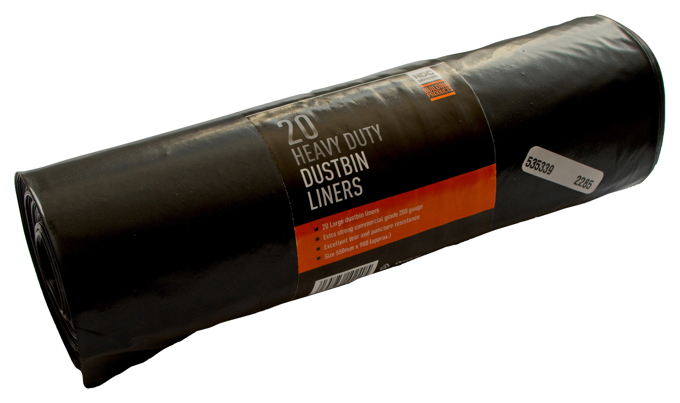 Heavy Duty Dustbin Liner - Pack of 20