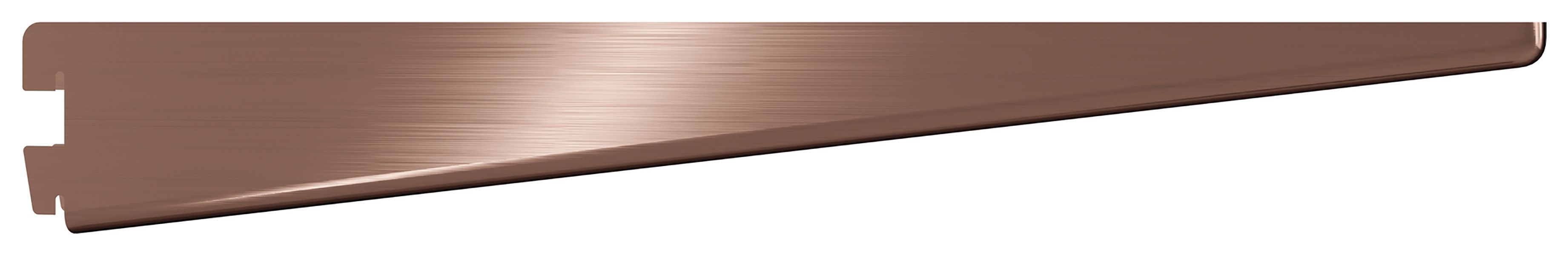 Twin Slot Antique Copper Shelf Bracket - 470mm