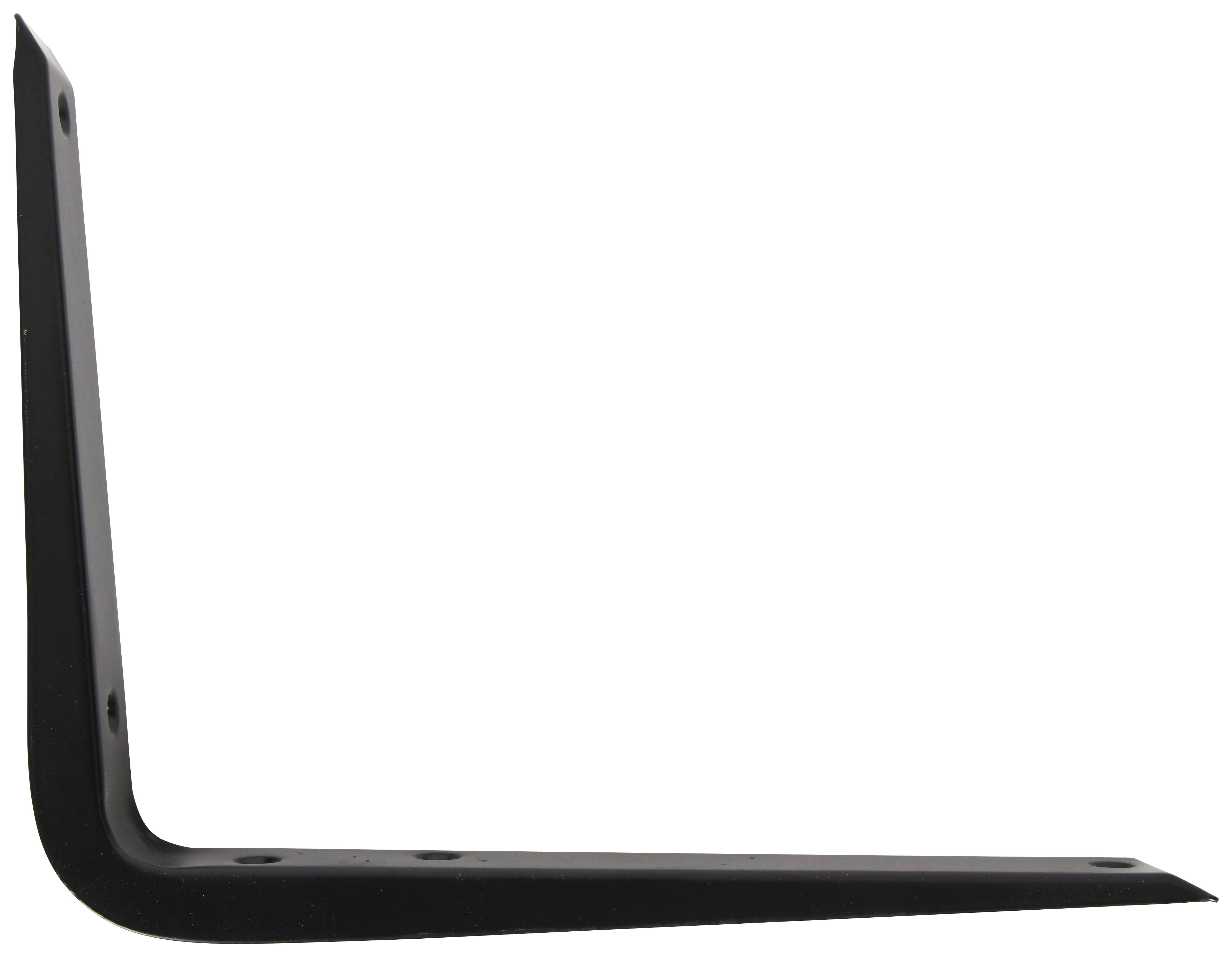 Matt Black Cantilever Shelf Bracket - 250 x 200mm