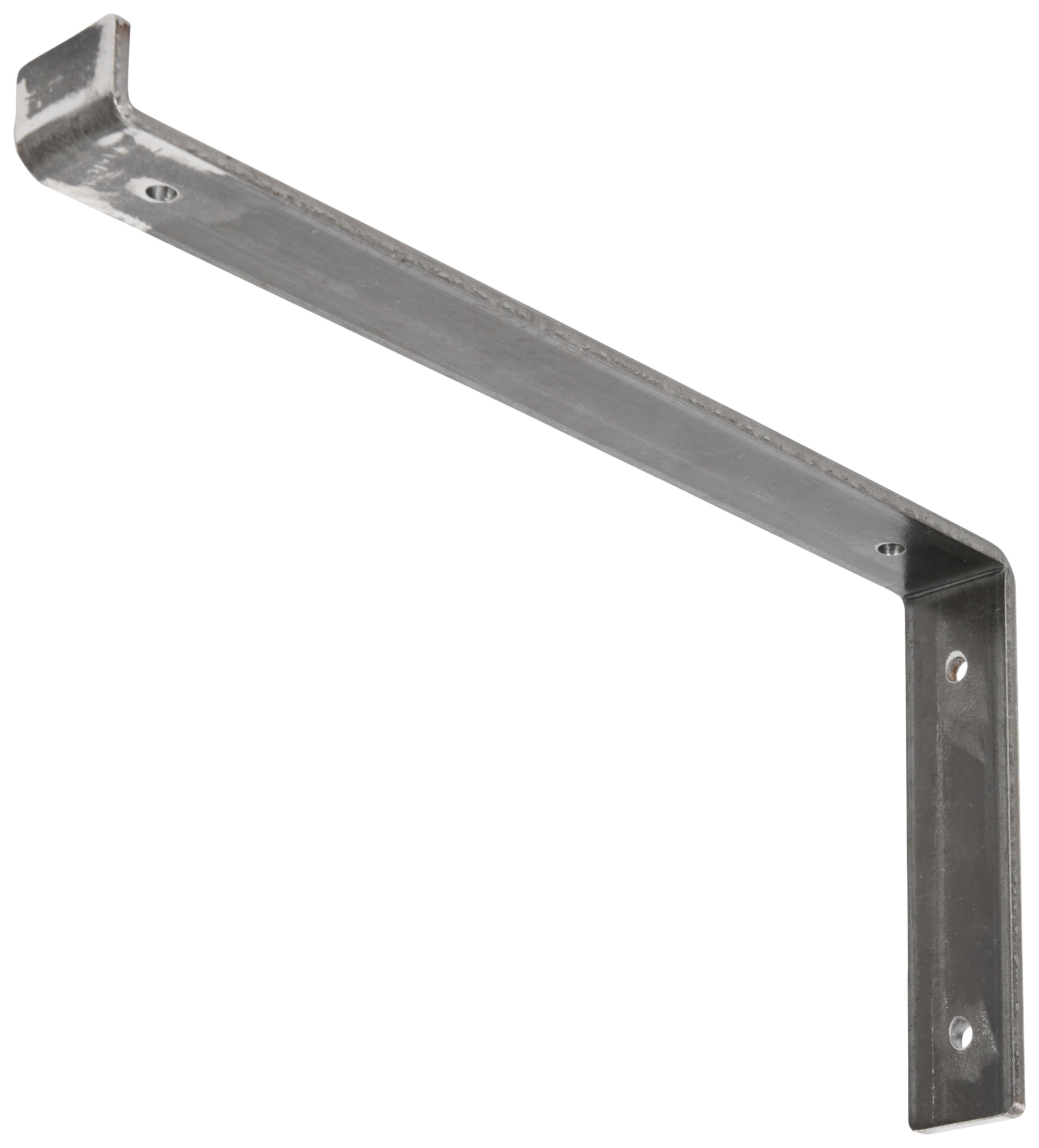 Image of Wickes Industrial Bottom Fix Steel Shelf Bracket - 307 x 153mm