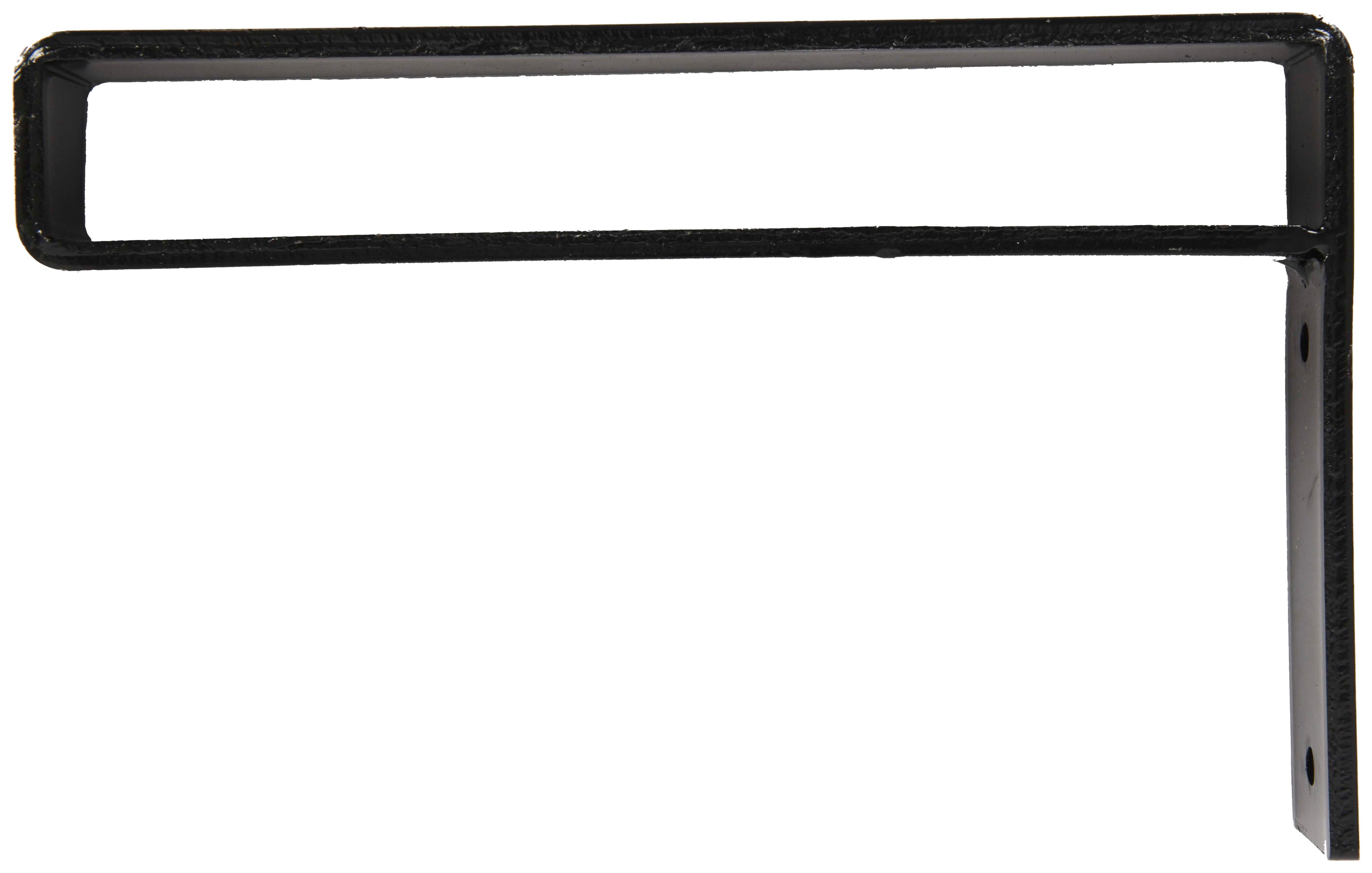 Black Belt Shelf Bracket for 18mm Thick Shelves - 300 x 110mm
