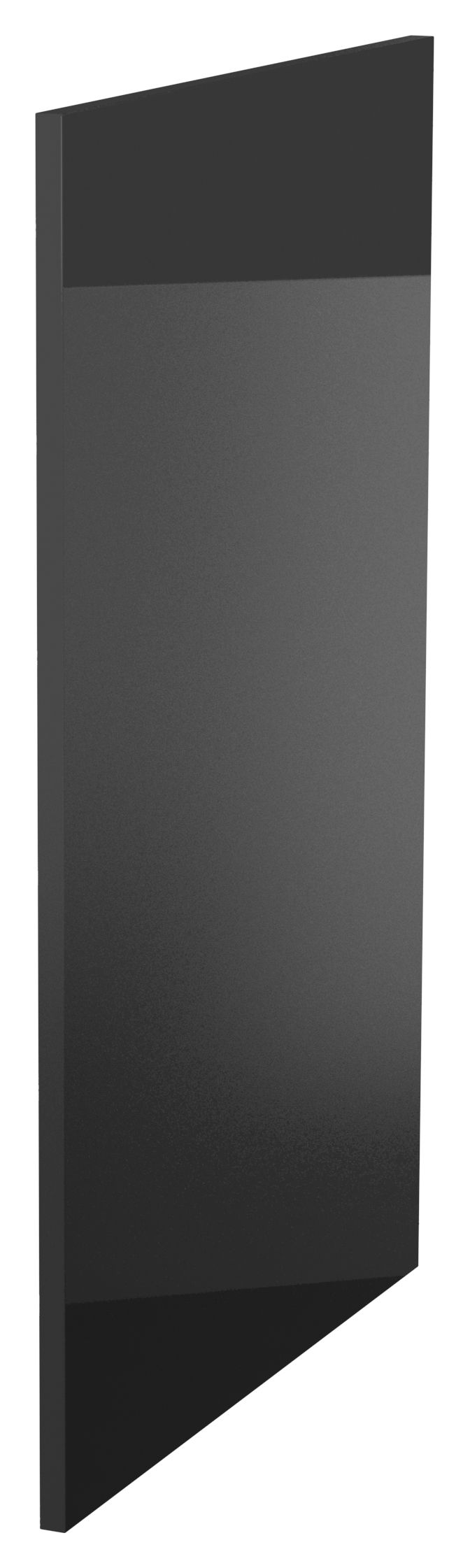 Image of Orlando/Madison Dark Grey Gloss Decorative Base Panel - 18mm