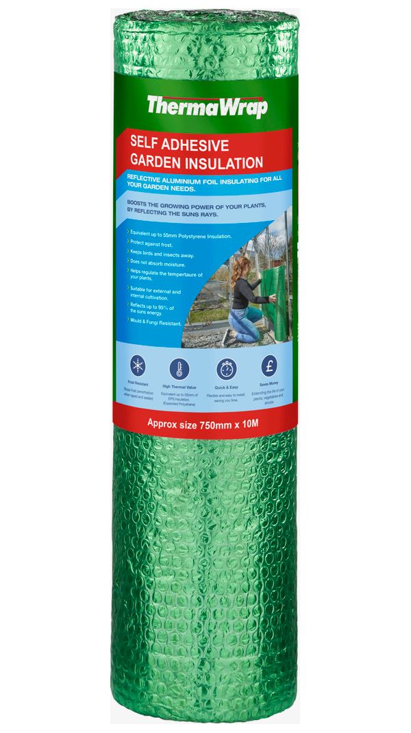 Image of ThermaWrap Self-Adhesive Garden Insulation Roll - 750mm x 10m