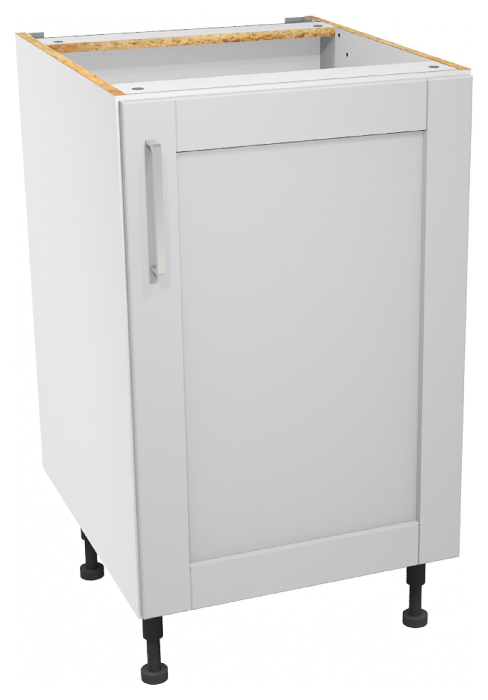 Image of Wickes Ohio Grey Shaker Base Unit - 500mm