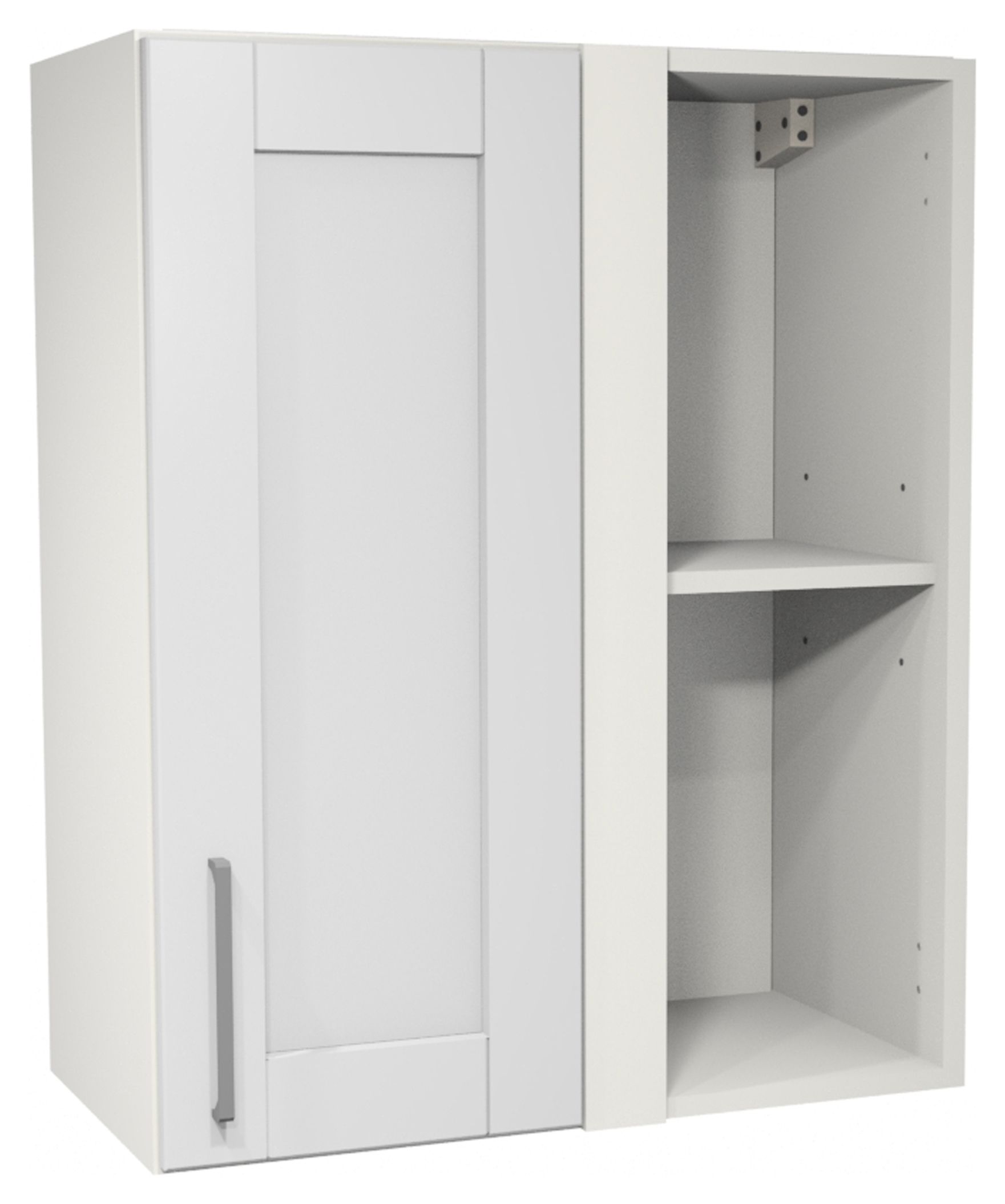 Wickes Ohio Grey Shaker Corner Wall Unit - 600mm