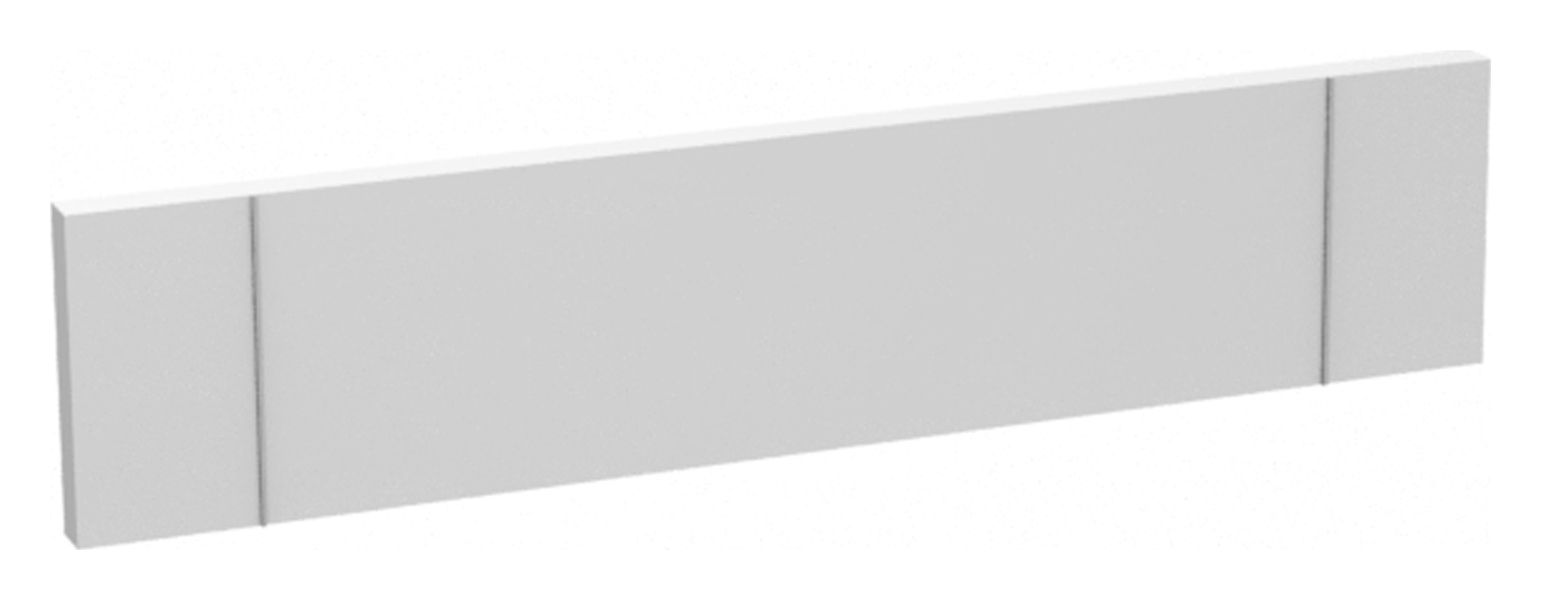 Image of Wickes Ohio Grey Infill Panel - 600 X 131mm