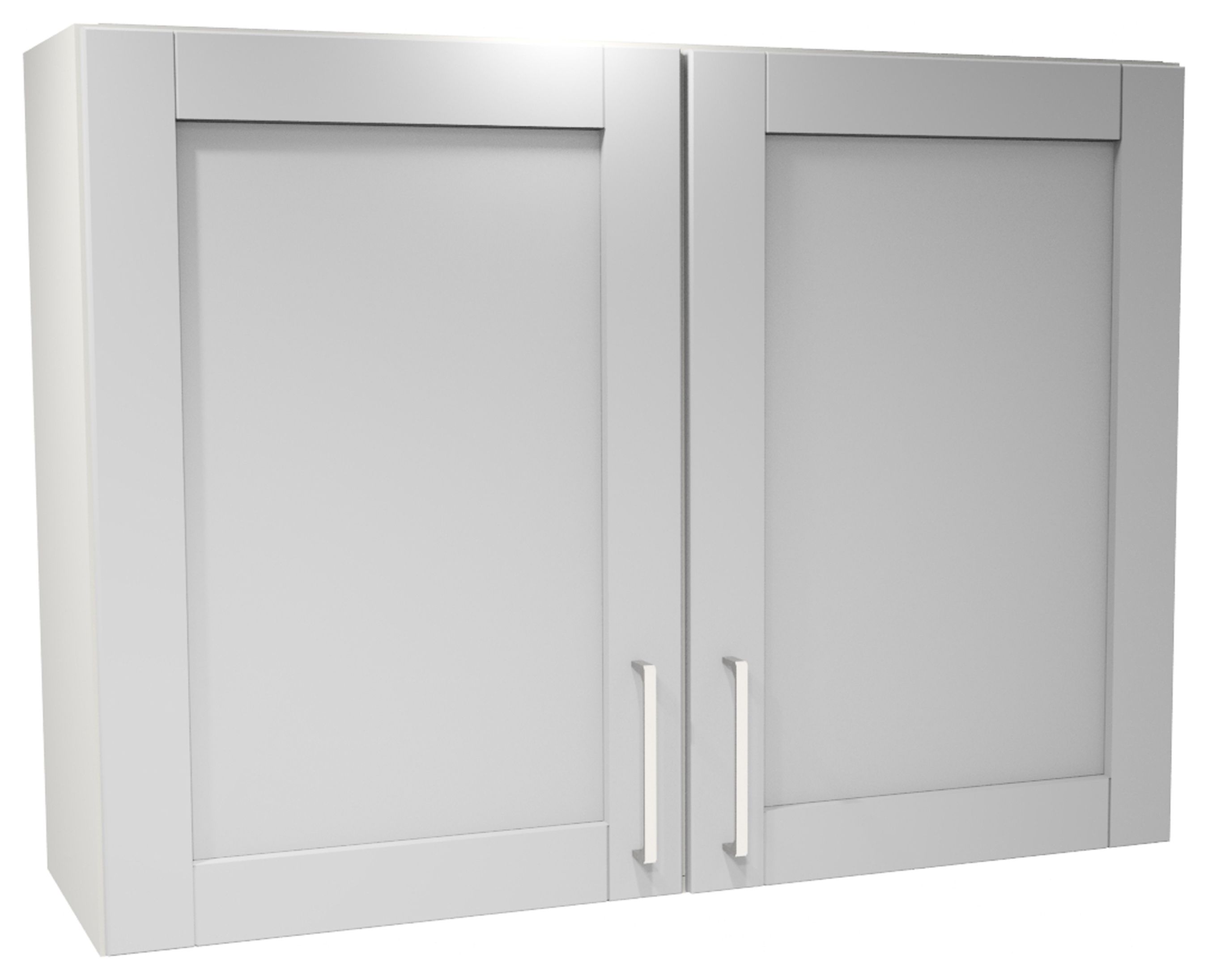 Image of Wickes Ohio Grey Shaker Wall Unit - 1000mm