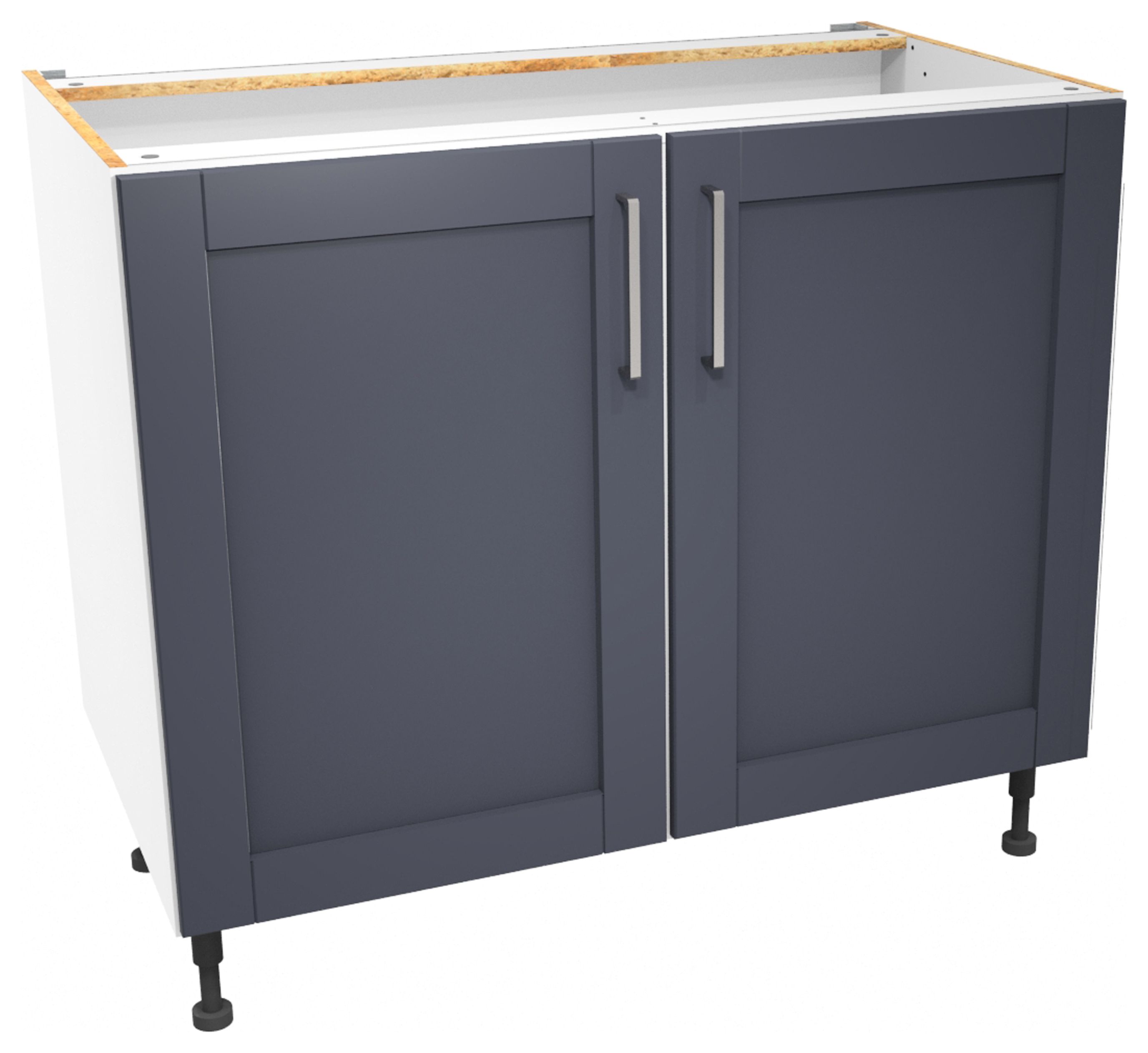 Wickes Ohio Navy Shaker Base Unit - 1000mm