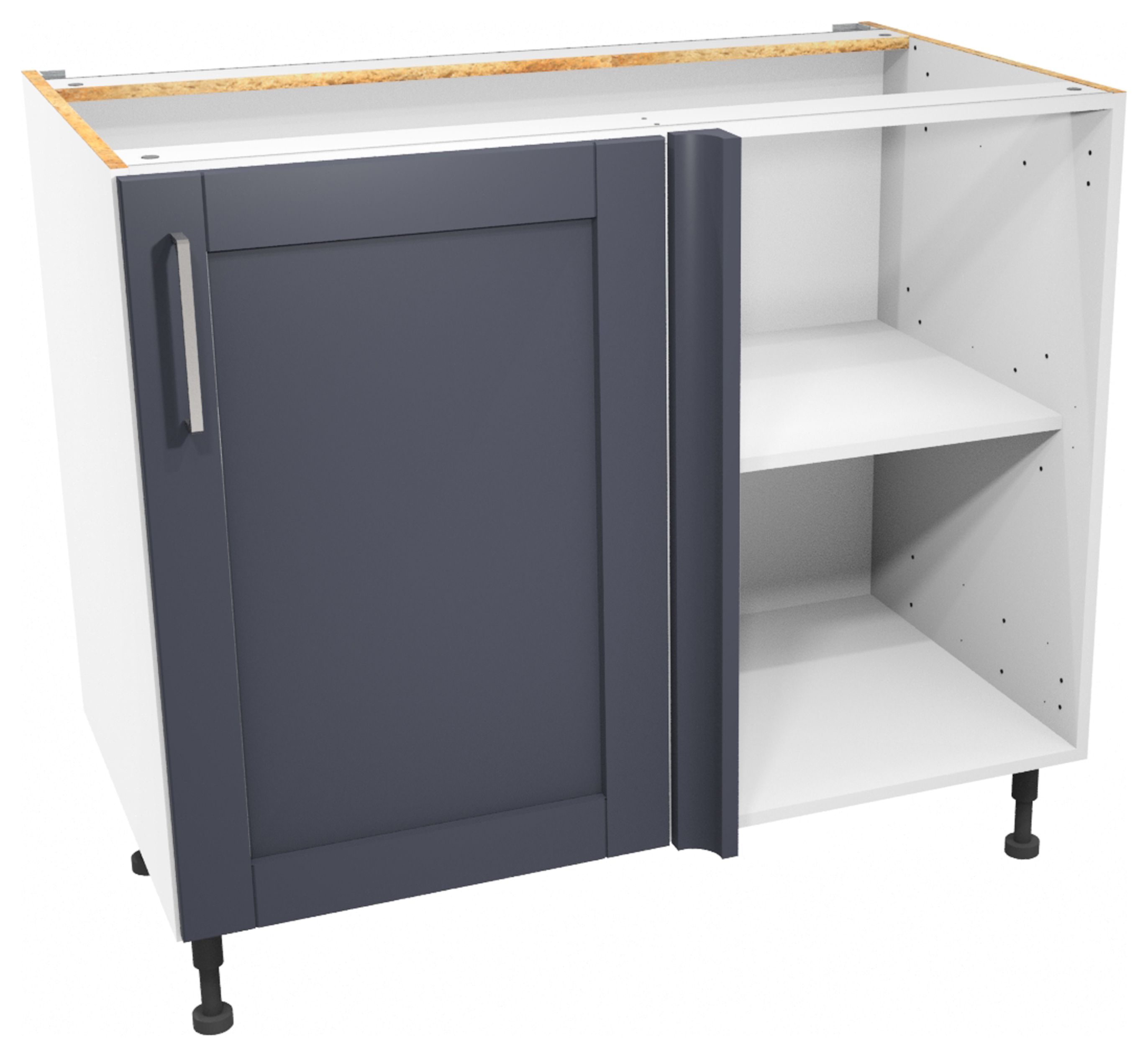 Ohio Navy Shaker Corner Base Unit - 1000mm